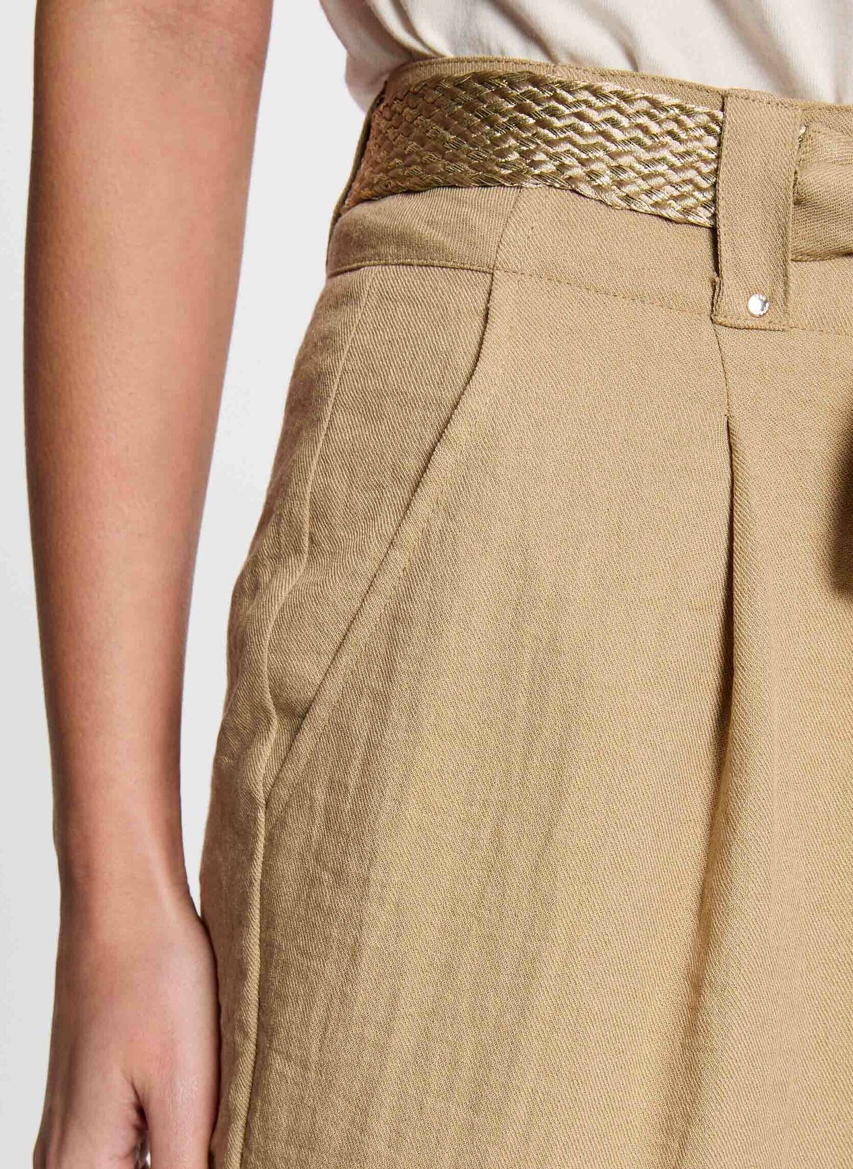 Hosen 251-PAVIK damen beige Morgan Hosen 251-PAVIK damen beige CACAHUETE M
