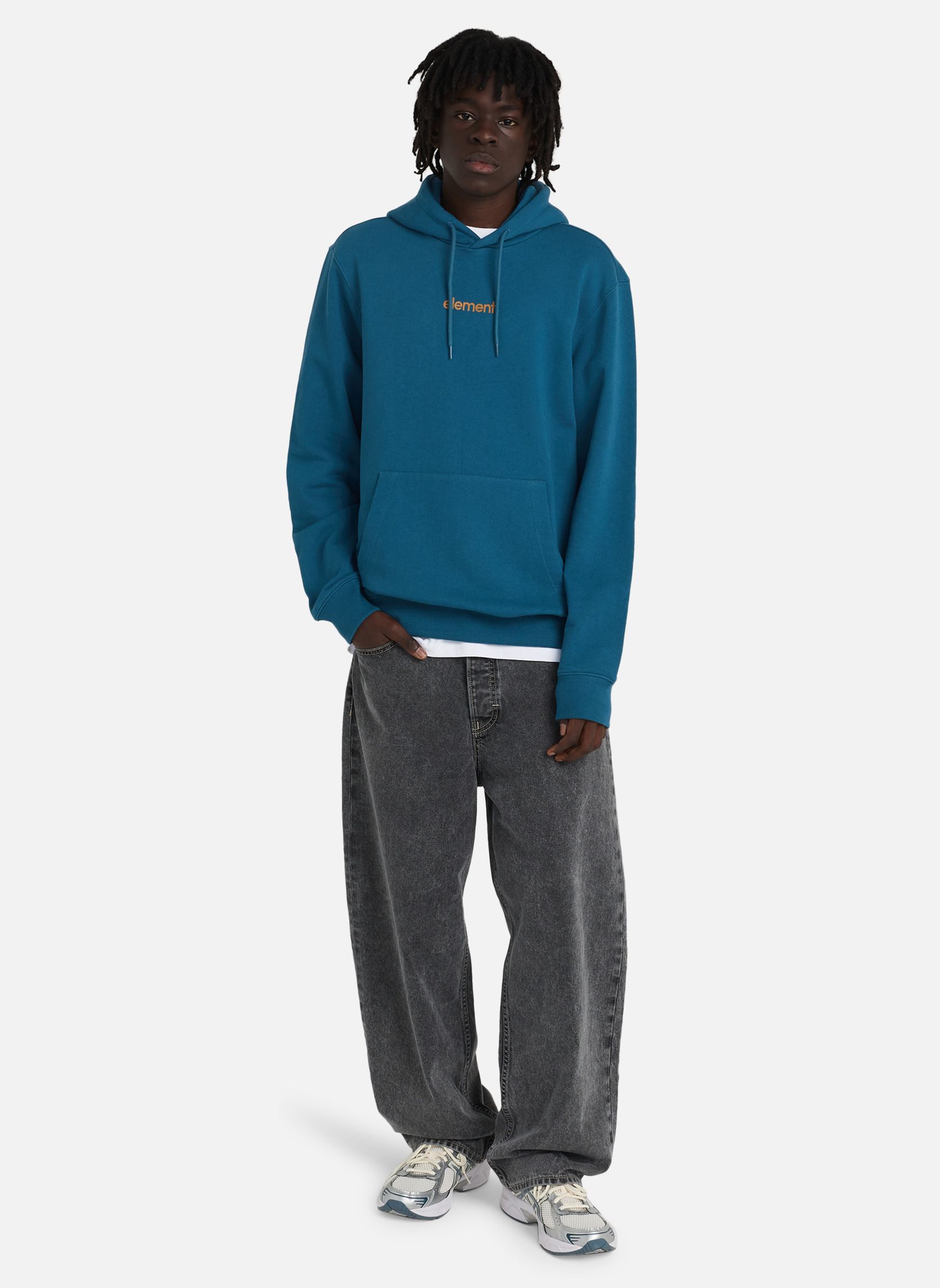 Sweats à capuche Simple Logo homme bleu Element Sweats à capuche Simple Logo homme bleu Bleu