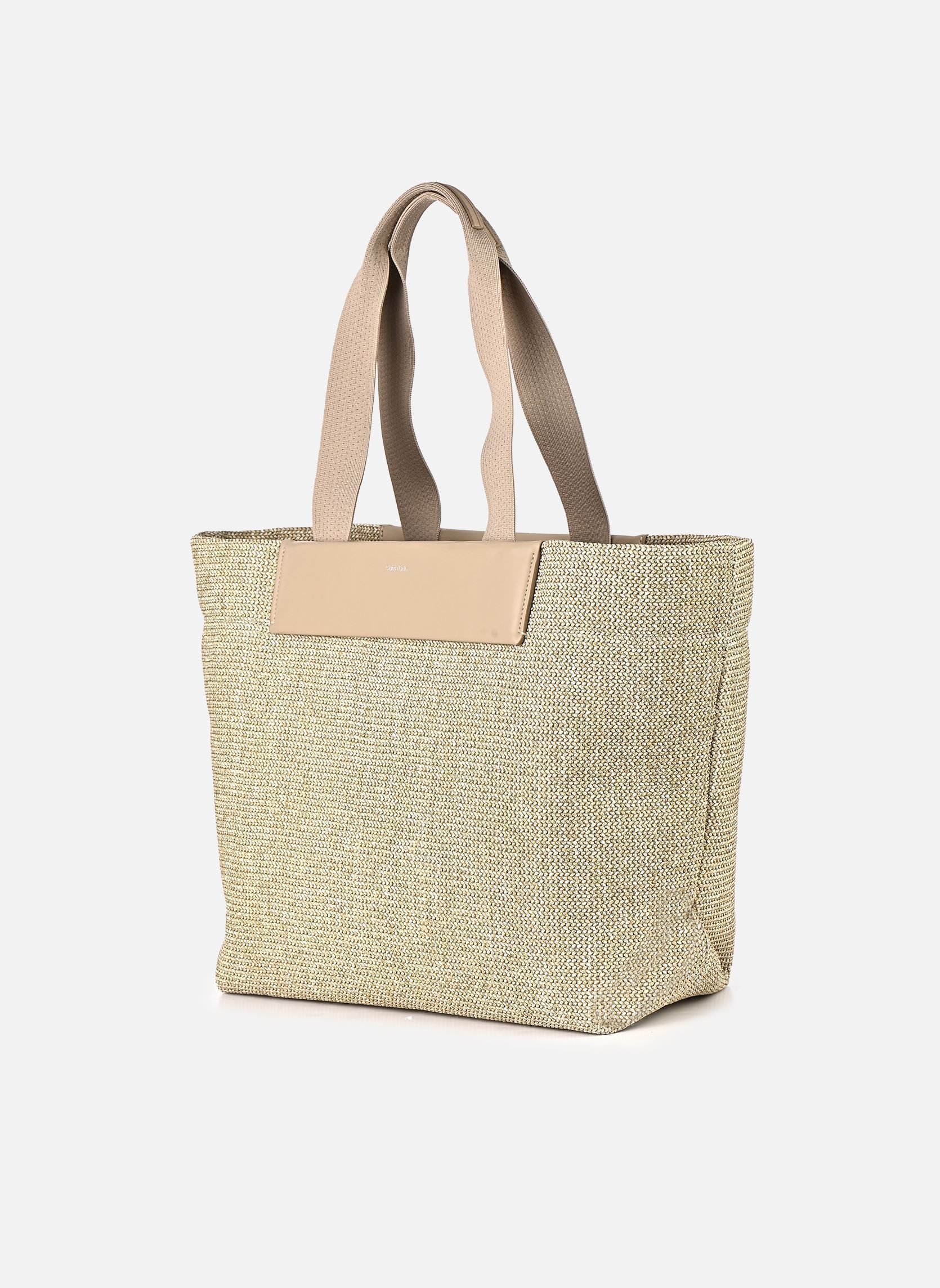 Shopper CK RAFFIA LARGE SHOPPER damen beige Calvin Klein Shopper CK RAFFIA LARGE SHOPPER damen beige CROCKERY