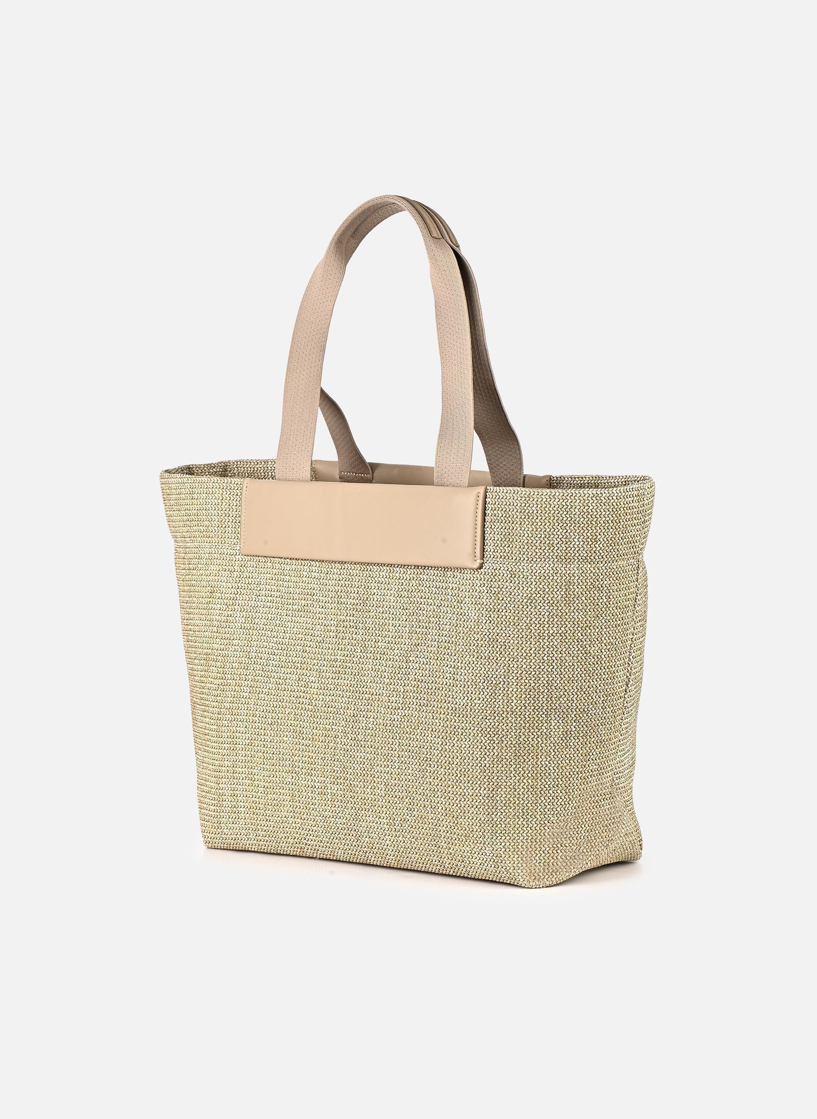 Shopper CK RAFFIA LARGE SHOPPER damen beige Calvin Klein Shopper CK RAFFIA LARGE SHOPPER damen beige CROCKERY