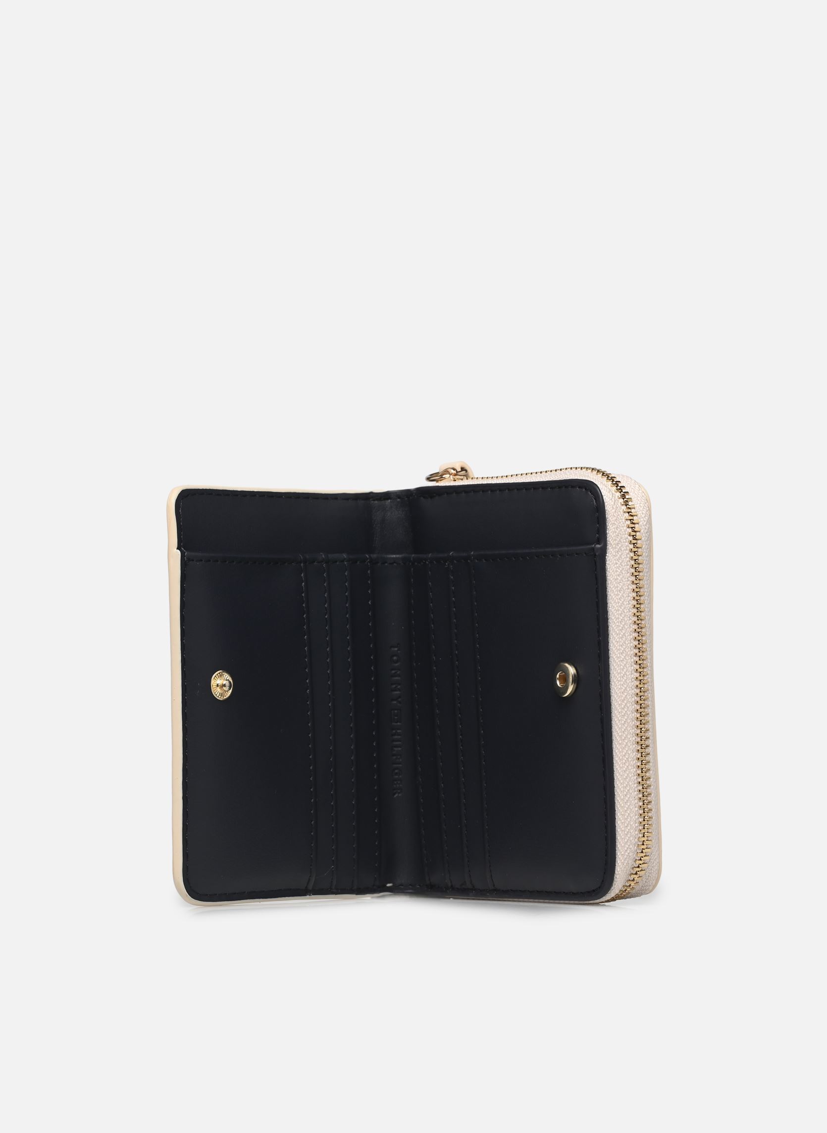 Geldbeutel TH LOGOTAPE MED ZA damen beige Tommy Hilfiger Geldbeutel TH LOGOTAPE MED ZA damen beige SUGARCANE