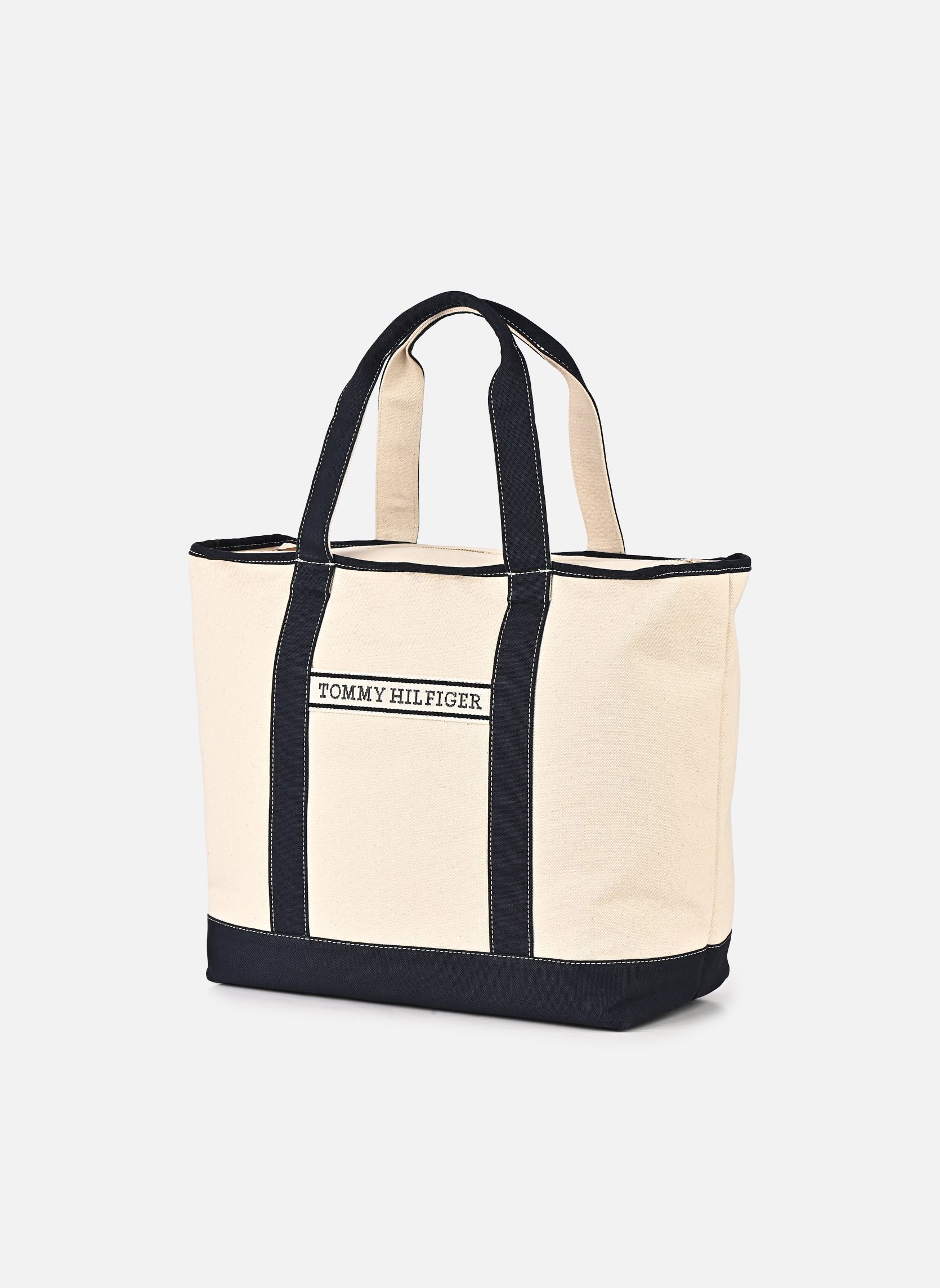 Shopper TH SUMMER CANVAS TOTE damen weiß Tommy Hilfiger Shopper TH SUMMER CANVAS TOTE damen weiß SPACE BLUE