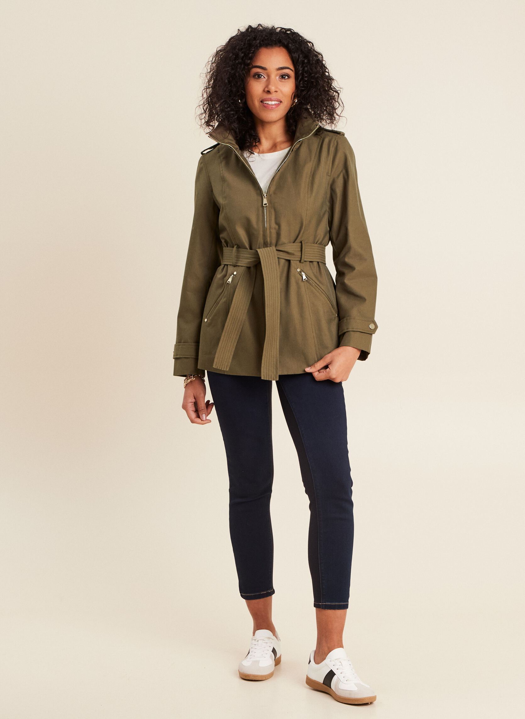 Winterjas GEMOONLIGHT dames groen Bréal Winterjas GEMOONLIGHT dames groen DARK OLIVE