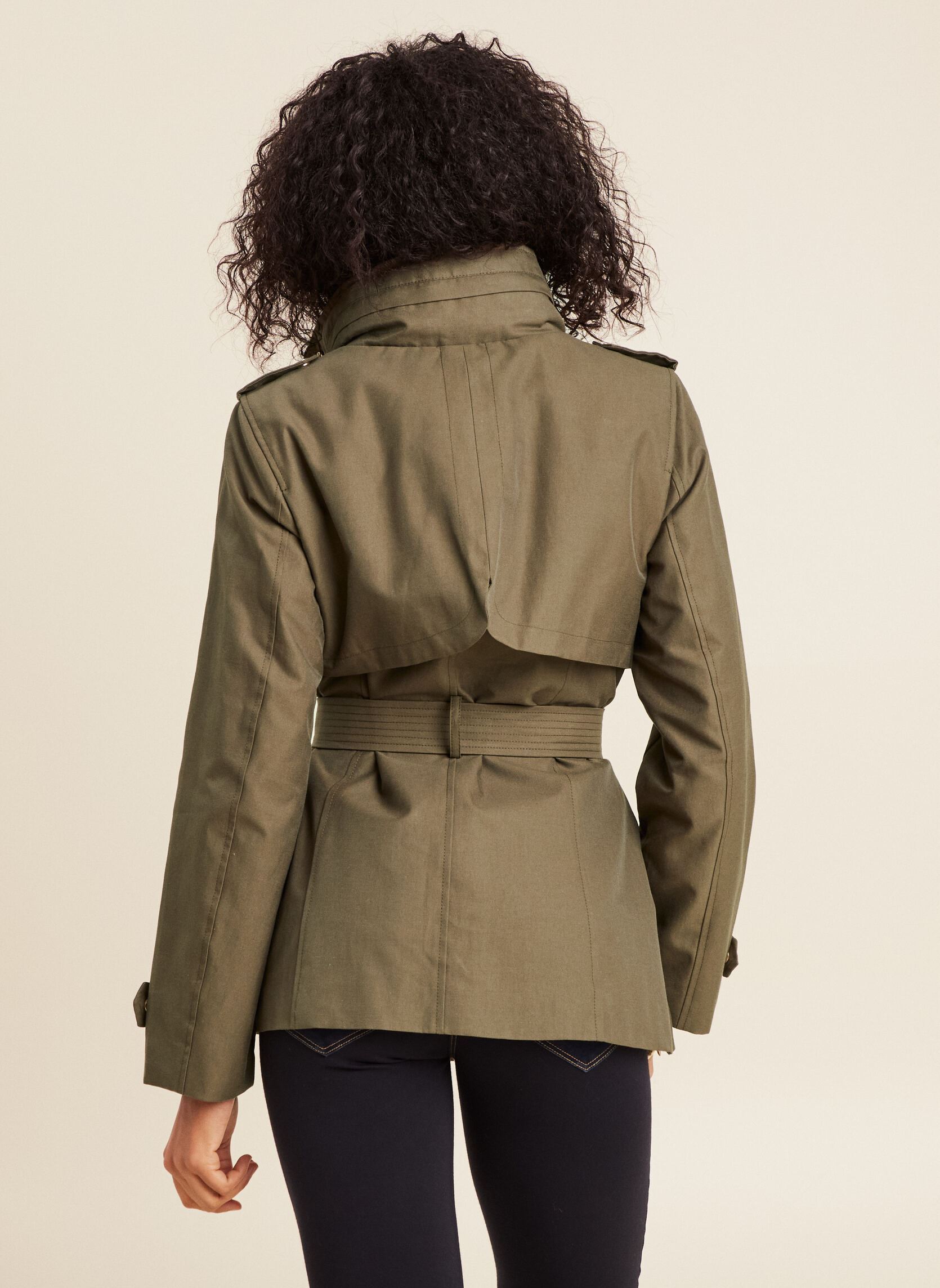 Winterjas GEMOONLIGHT dames groen Bréal Winterjas GEMOONLIGHT dames groen DARK OLIVE
