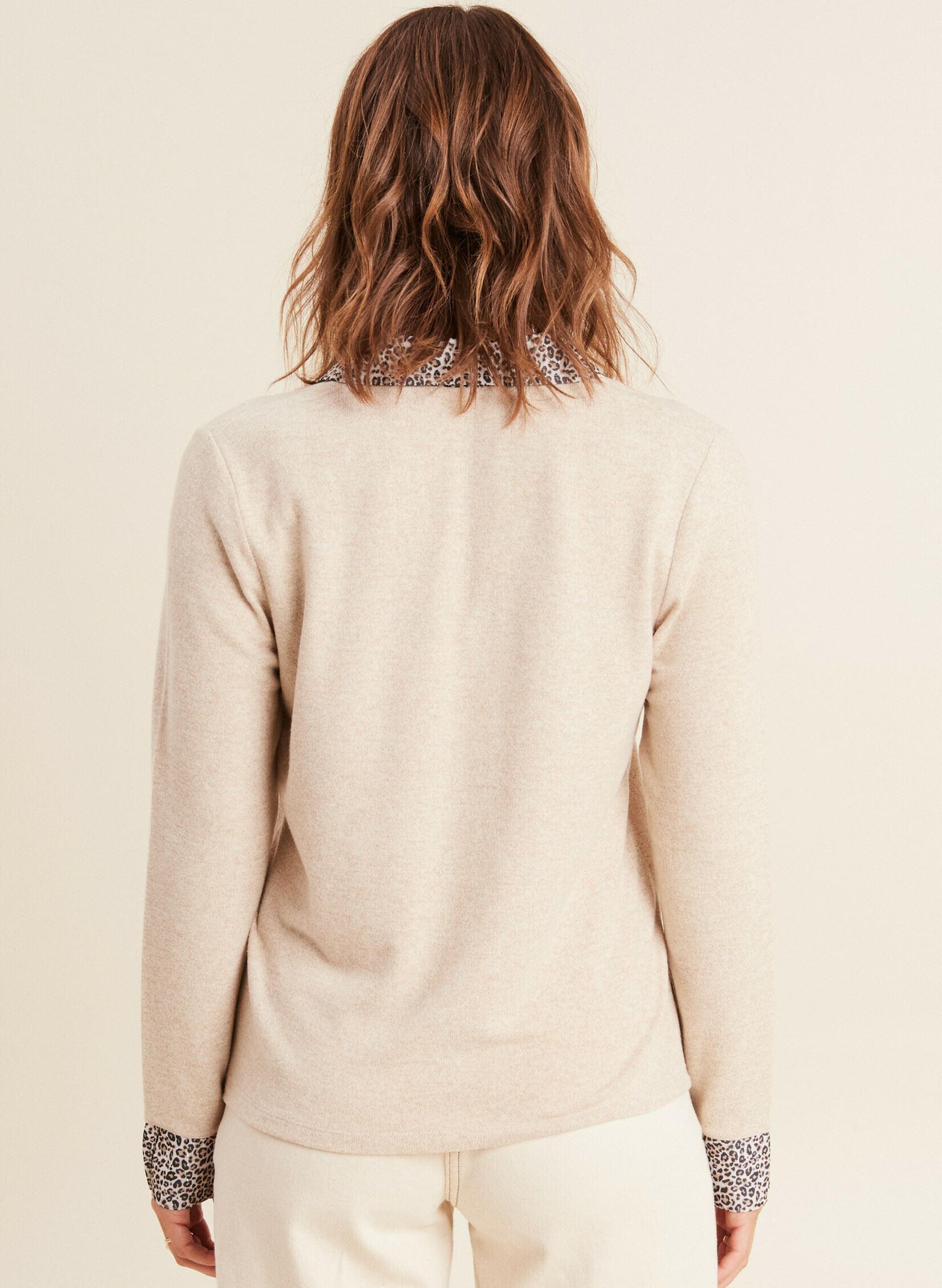 Pulls TIDOUCHEMI femme beige Bréal Pulls TIDOUCHEMI femme beige MELANGE CRAIE CHINE