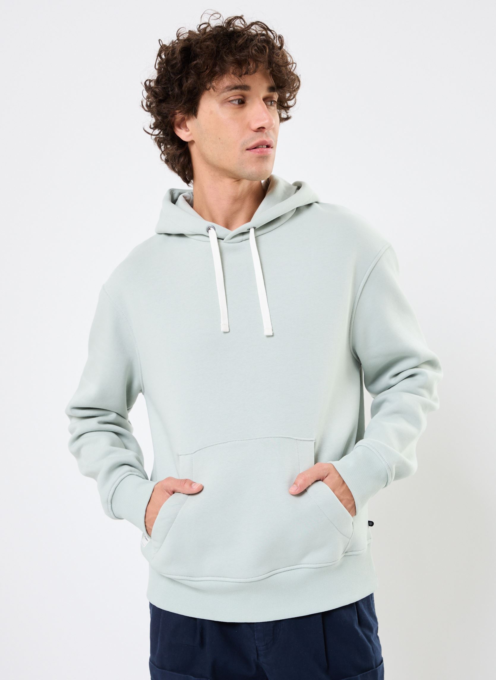 Hoodies ESHOTCAP3H heren groen Bonobo Hoodies ESHOTCAP3H heren groen AQUA GRAY