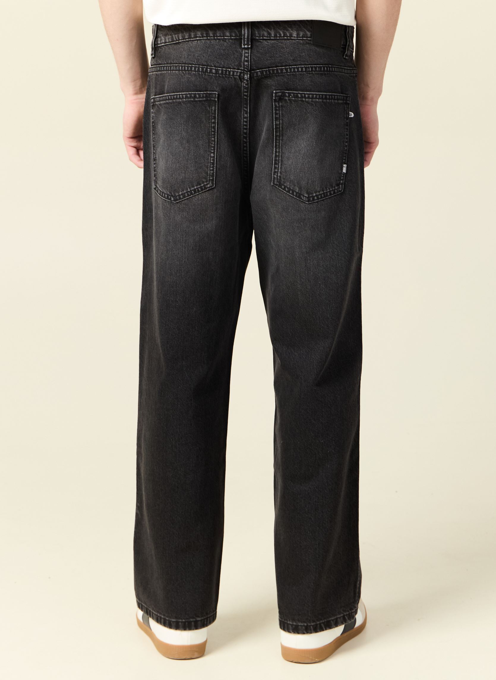Jeans droit LOOSE-NEWH homme noir Bonobo Jeans droit LOOSE-NEWH homme noir DENIM SNOW BLACK