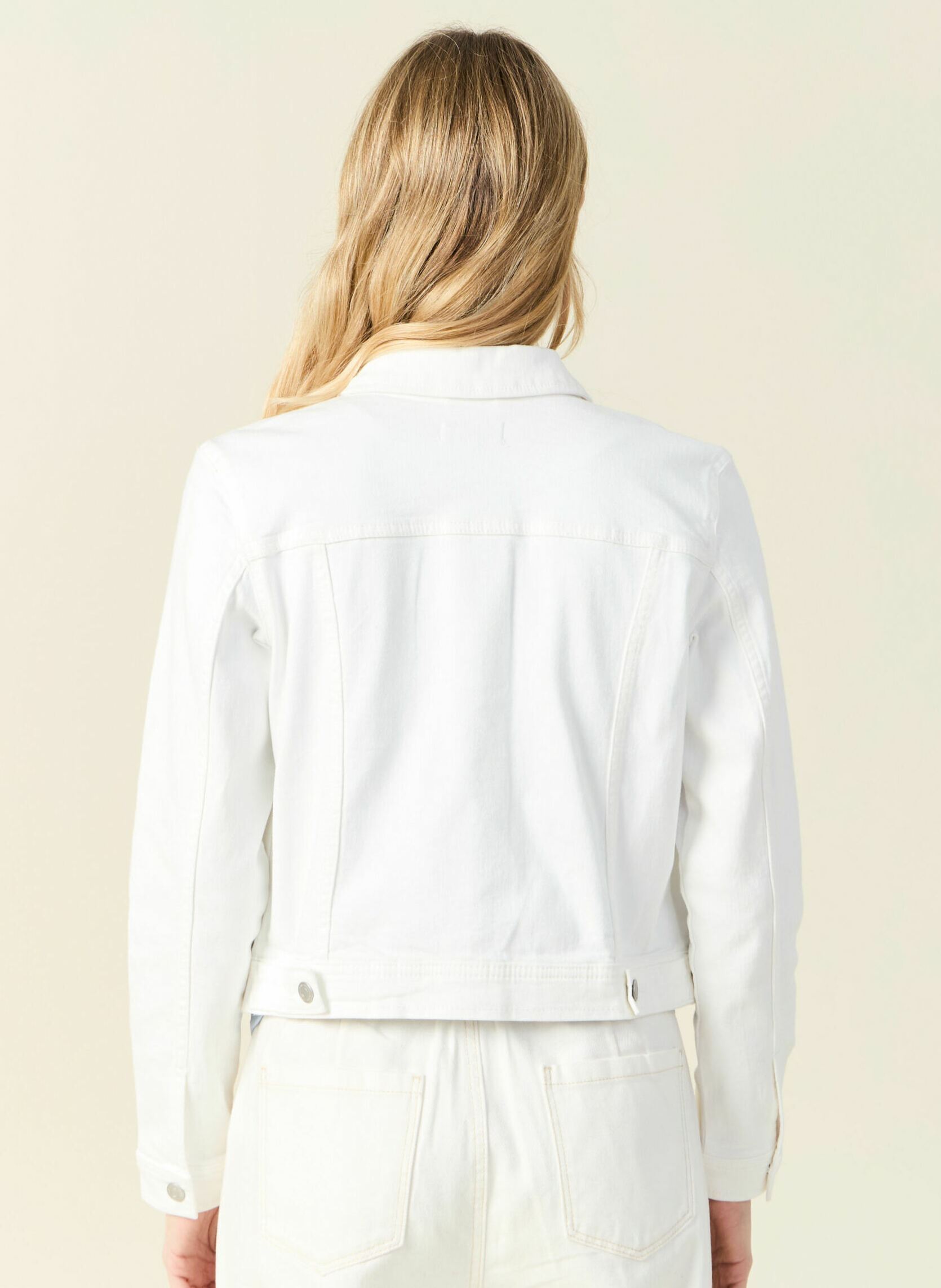 Jeansjacken ELEADENIMF damen weiß Bonobo Jeansjacken ELEADENIMF damen weiß DENIM WHITE