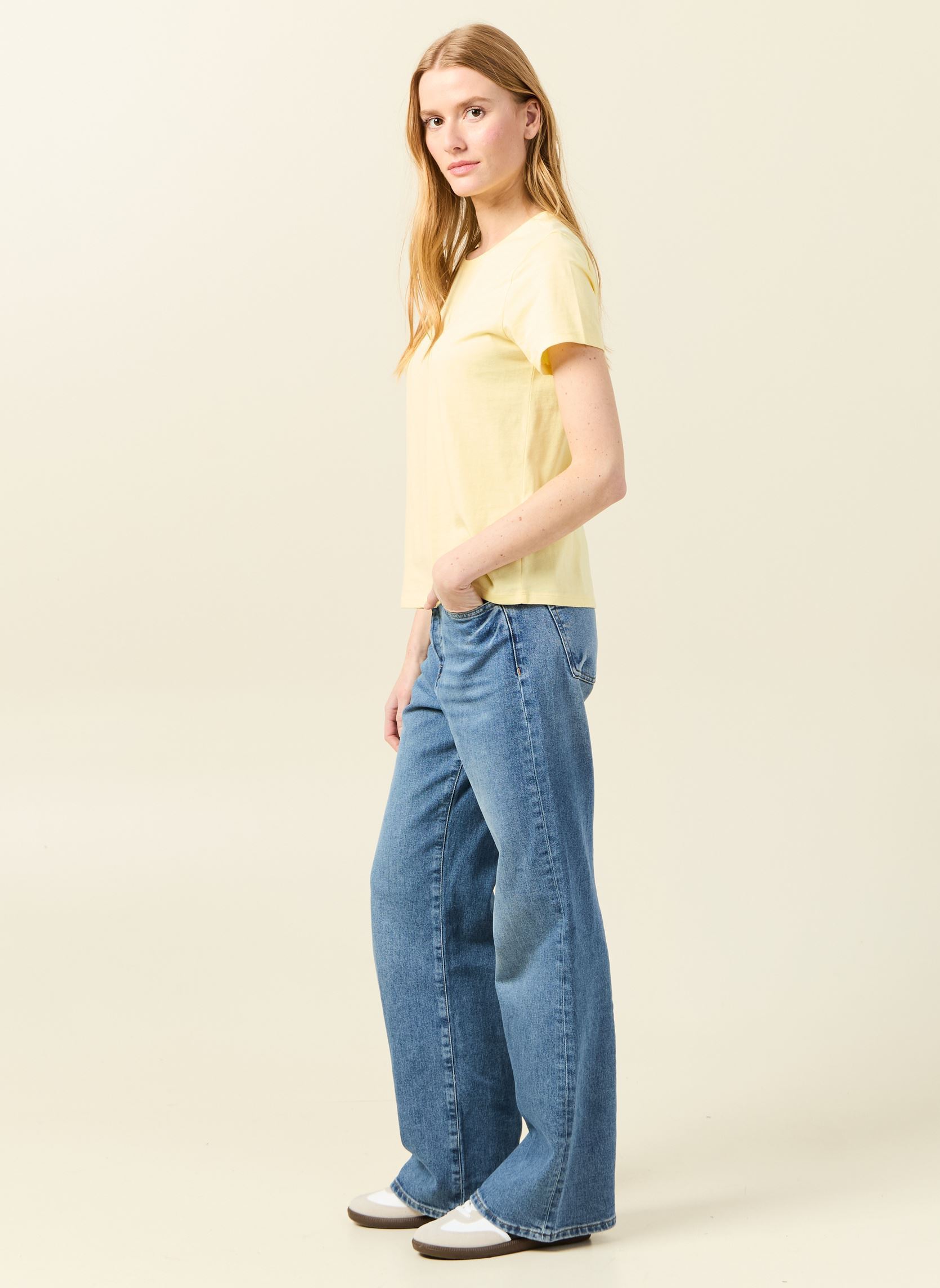 Kurzarm-T-Shirts BFITCOUF2 damen gelb Bonobo Kurzarm-T-Shirts BFITCOUF2 damen gelb MELLOW YELLOW