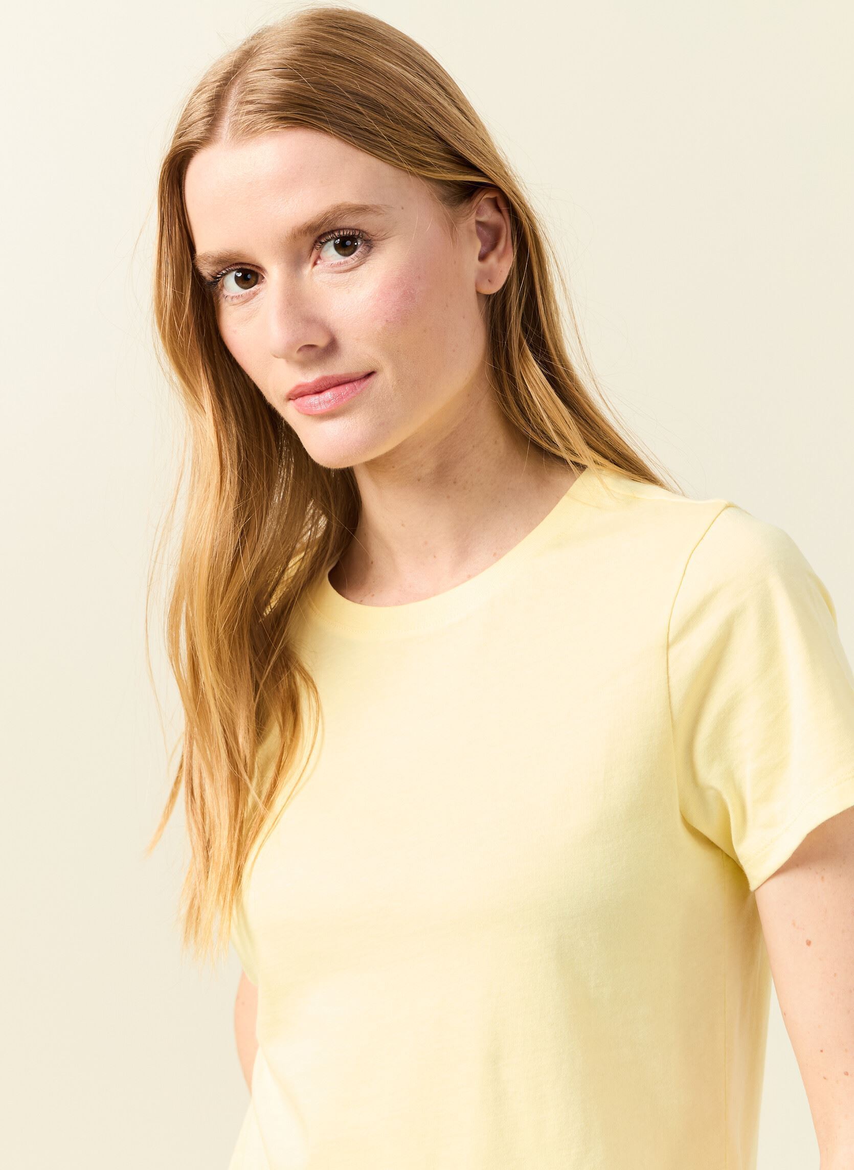 Kurzarm-T-Shirts BFITCOUF2 damen gelb Bonobo Kurzarm-T-Shirts BFITCOUF2 damen gelb MELLOW YELLOW