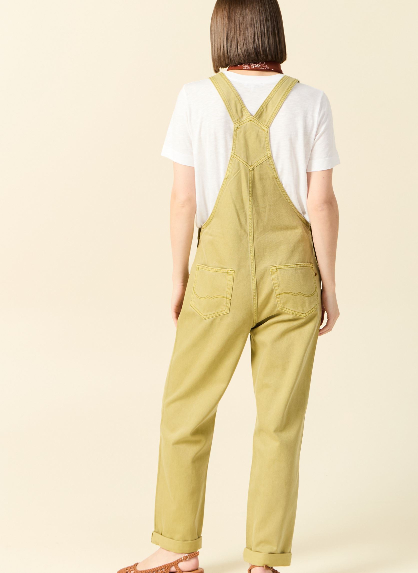 Salopette CAIRE-90CO donna verde Bonobo Salopette CAIRE-90CO donna verde CEDAR