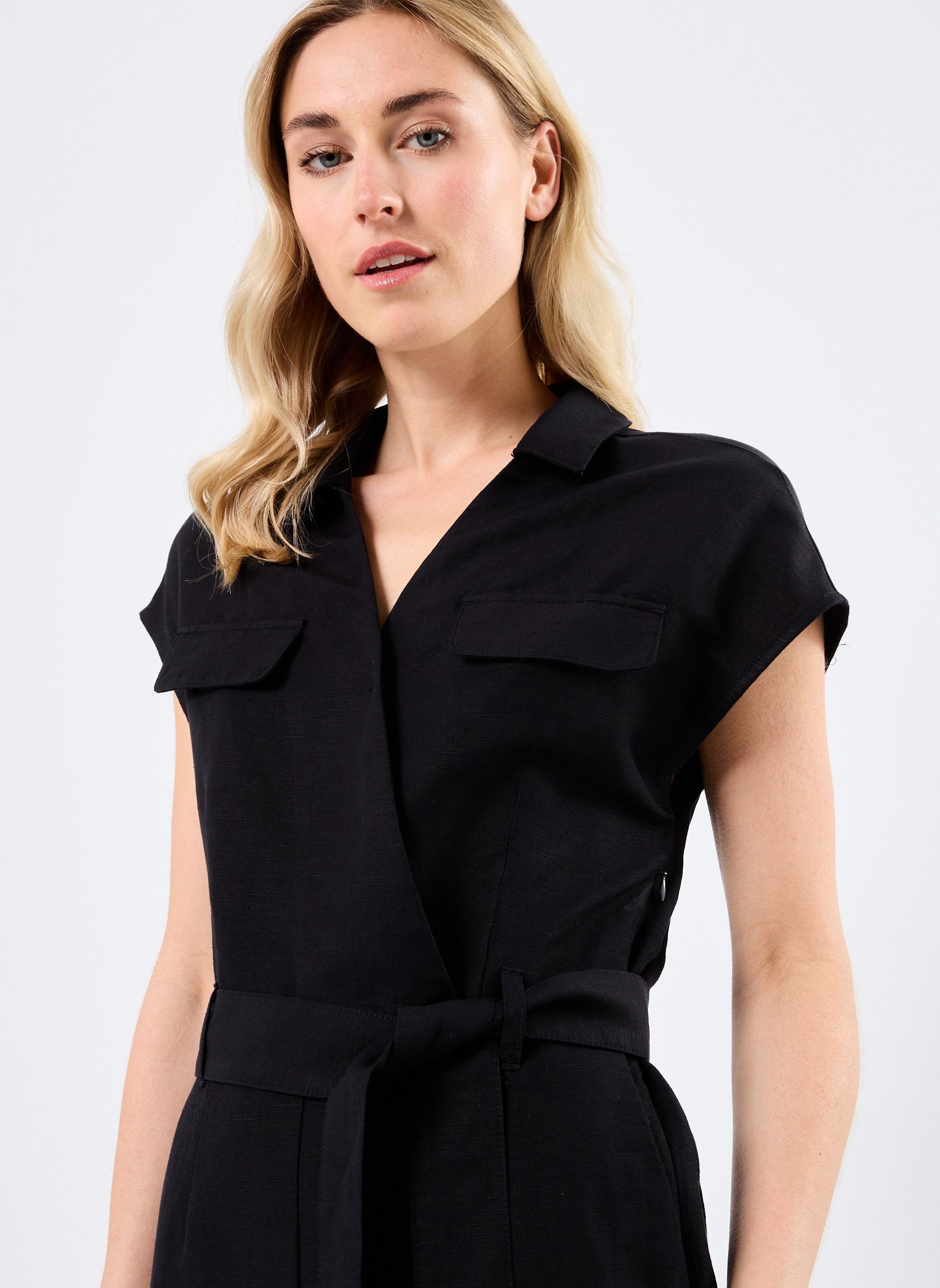 Combinaisons pantalon CAIRE-LINZA femme noir Bonobo Combinaisons pantalon CAIRE-LINZA femme noir BLACK BEAUTY