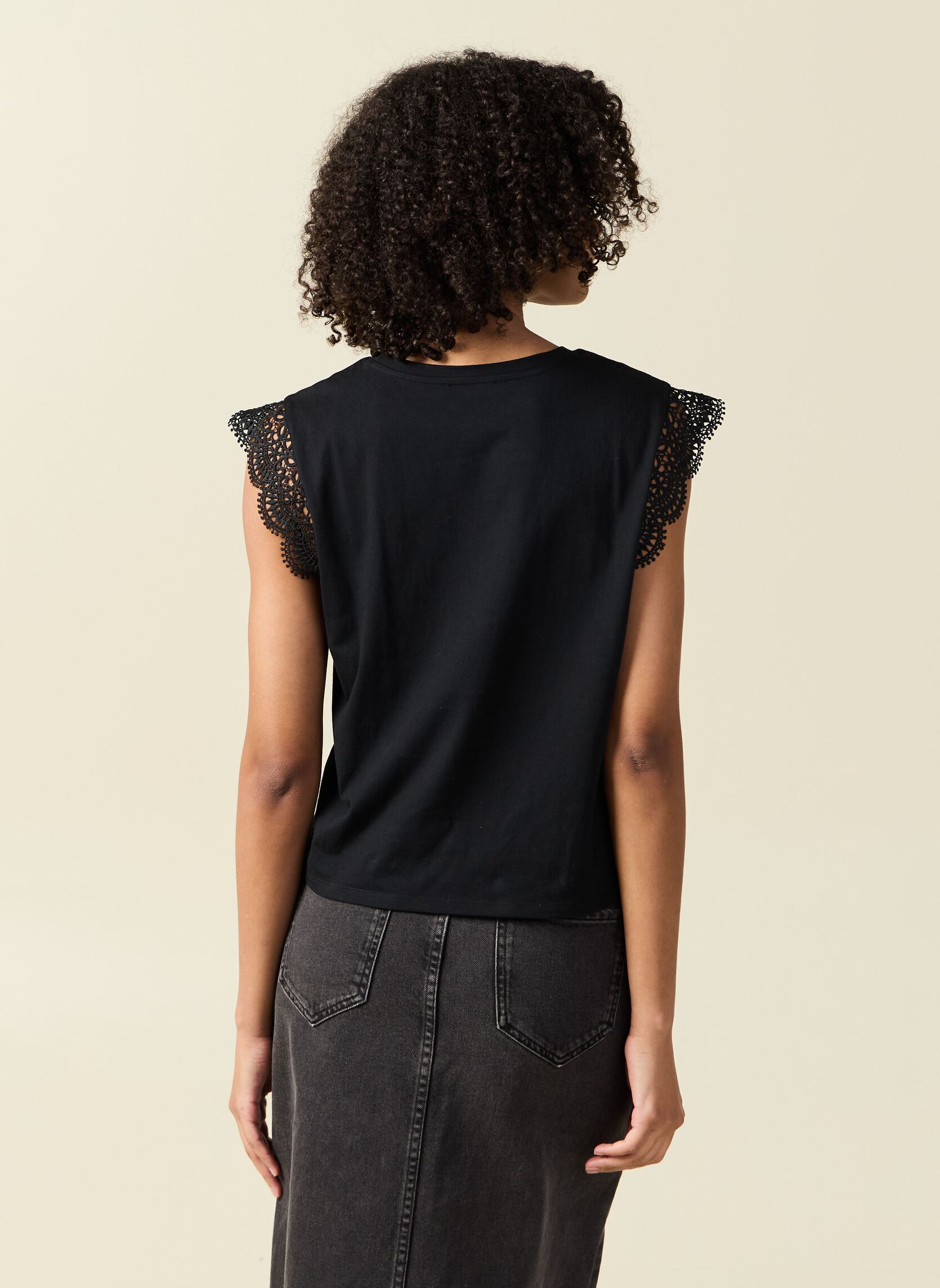 Tops HIPPIECOUF damen schwarz Bonobo Tops HIPPIECOUF damen schwarz BLACK BEAUTY