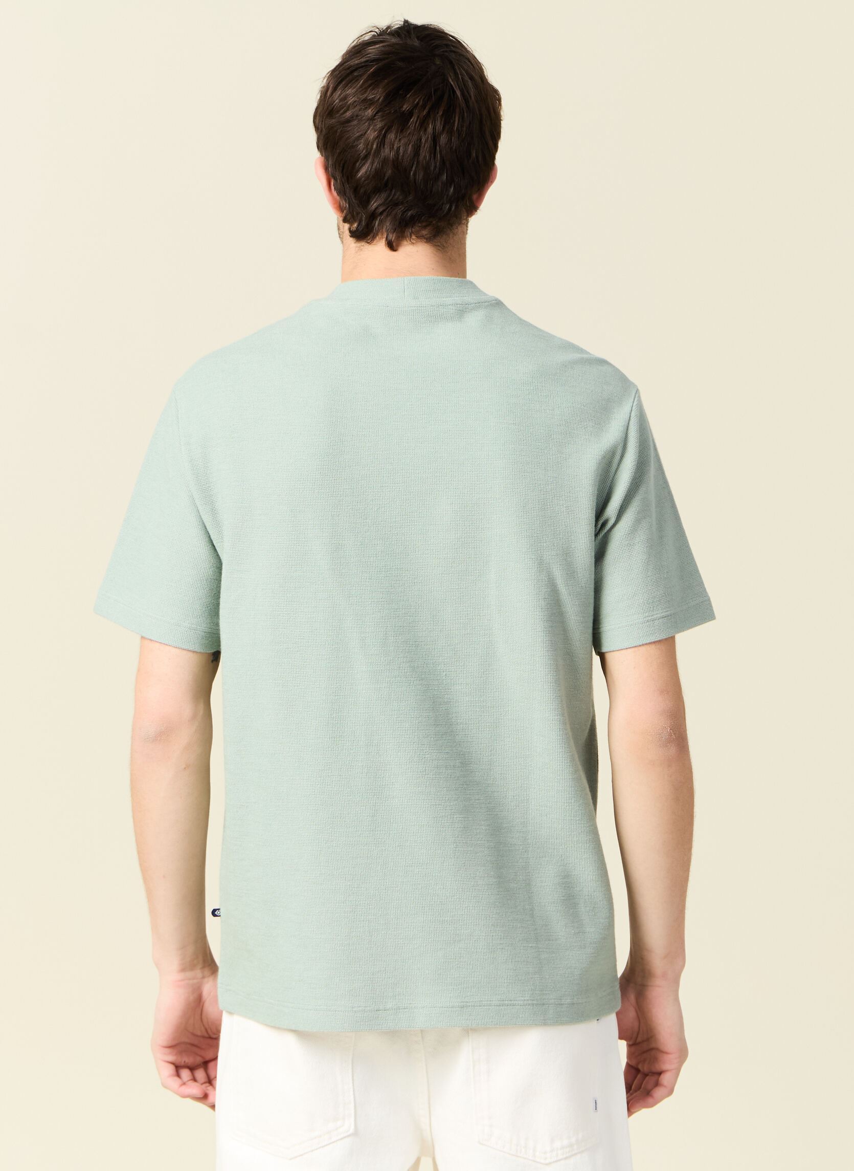 Tee-shirts manches courtes TEESETH homme vert Bonobo Tee-shirts manches courtes TEESETH homme vert ICEBERG GREEN
