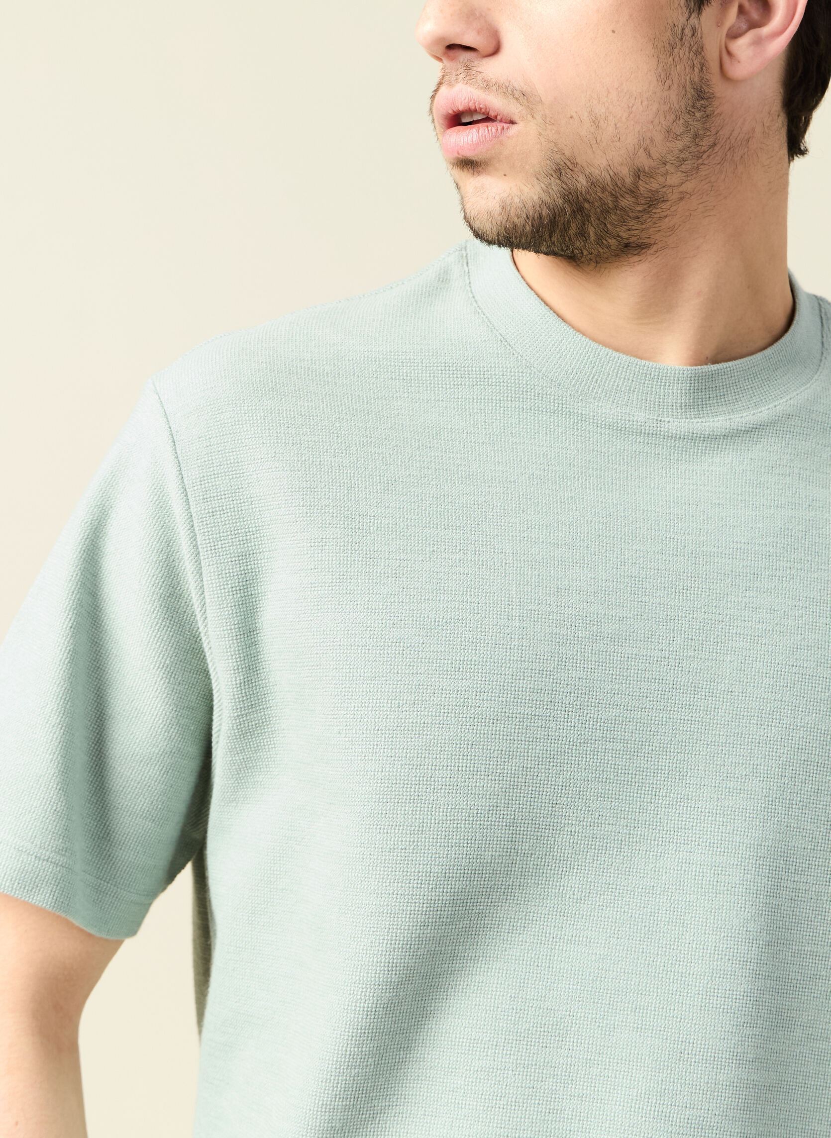 Tee-shirts manches courtes TEESETH homme vert Bonobo Tee-shirts manches courtes TEESETH homme vert ICEBERG GREEN