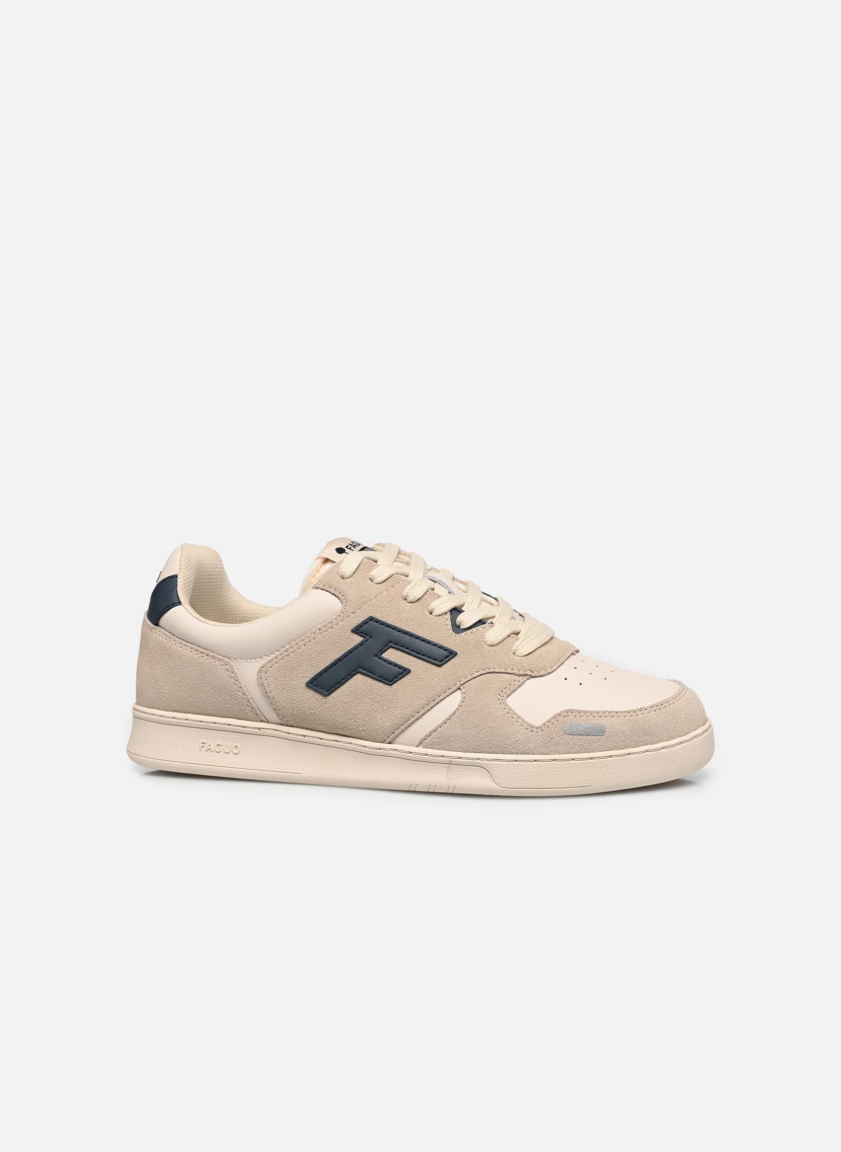 Sneaker PALMER LEATHER SUEDE herren beige Faguo Sneaker PALMER LEATHER SUEDE herren beige BEIGE/BLUE