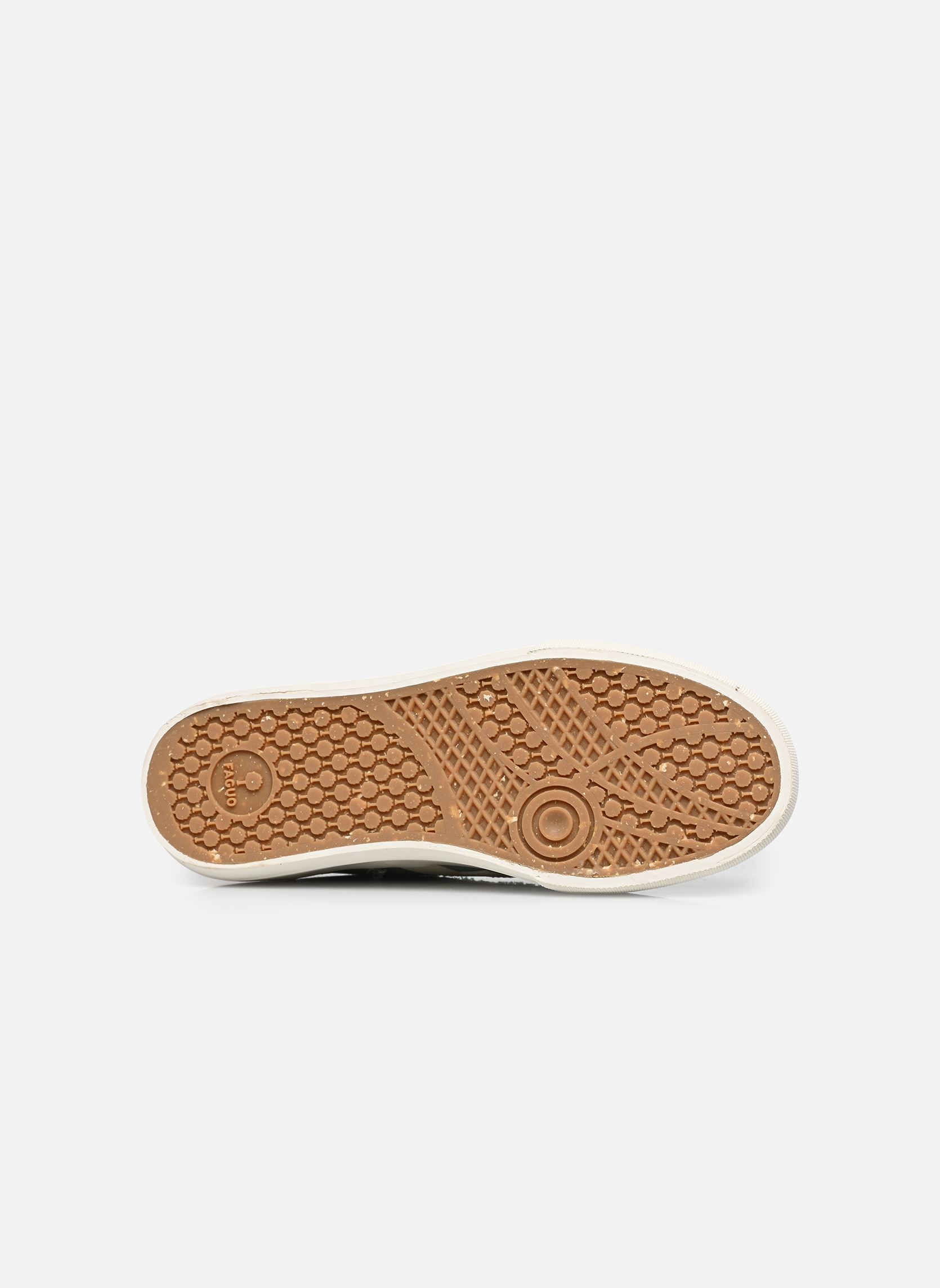 Baskets toile WALNUT PLATFORM COTTON femme bleu Faguo Baskets toile WALNUT PLATFORM COTTON femme bleu Light green
