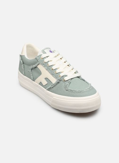 Faguo Leinen-Sneaker WALNUT PLATFORM COTTON damen blau