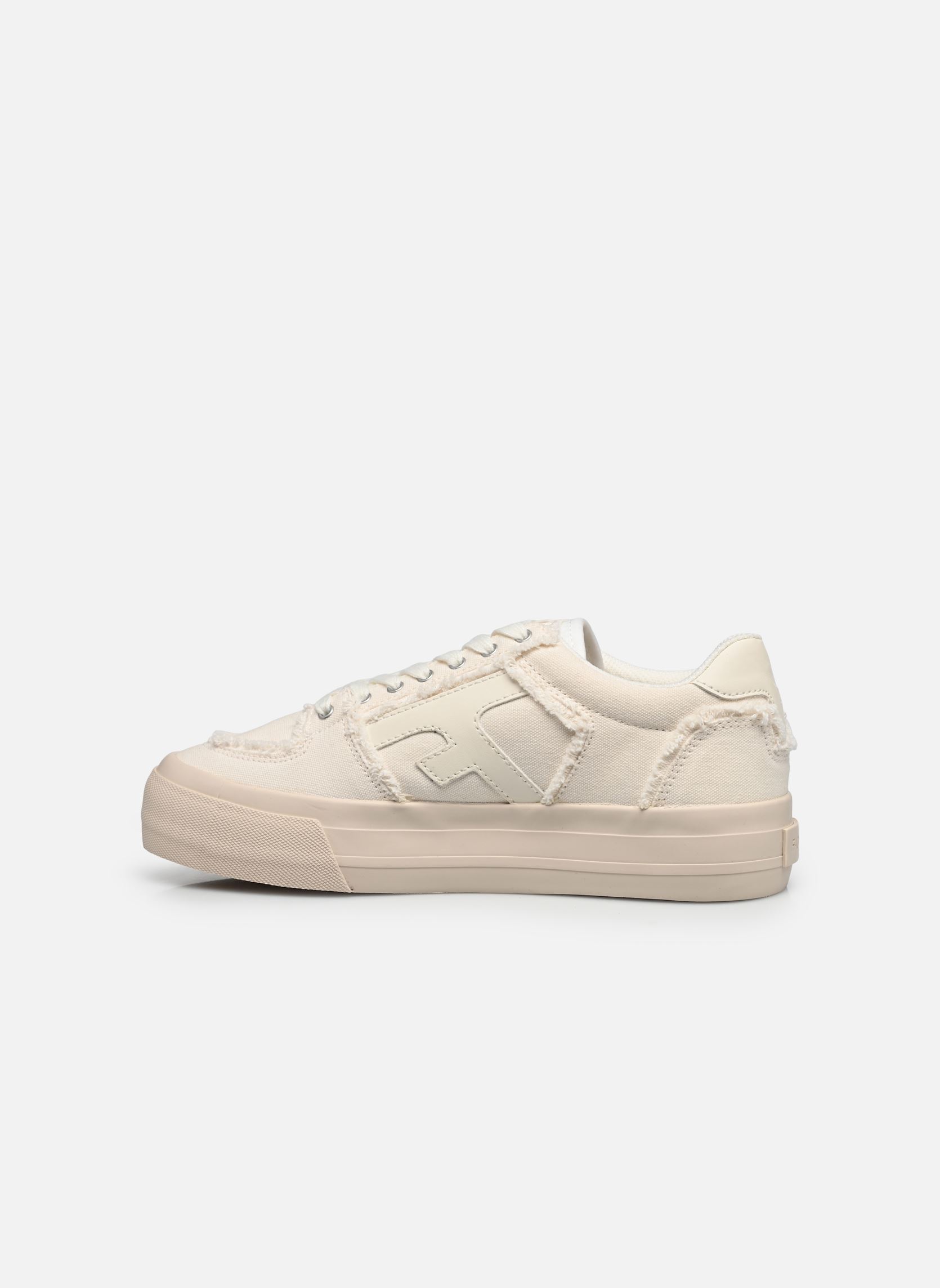 Leinen-Sneaker WALNUT PLATFORM COTTON damen weiß Faguo Leinen-Sneaker WALNUT PLATFORM COTTON damen weiß White