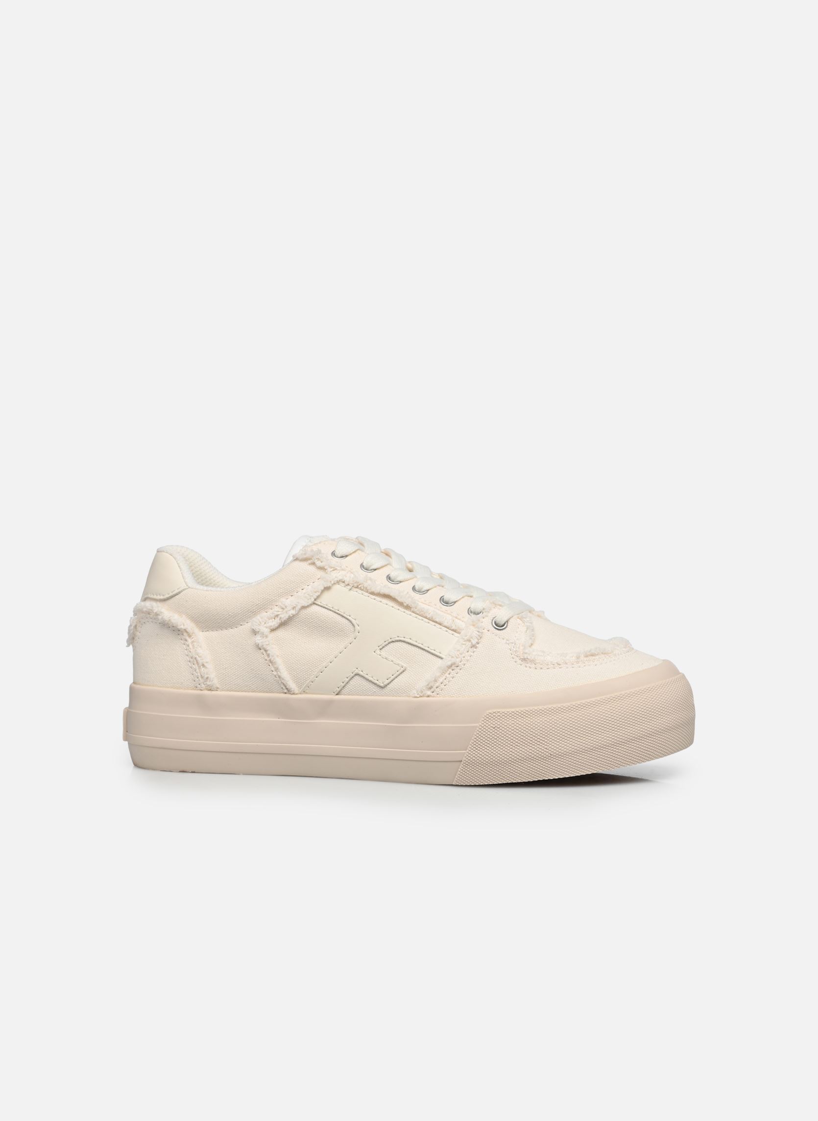 Leinen-Sneaker WALNUT PLATFORM COTTON damen weiß Faguo Leinen-Sneaker WALNUT PLATFORM COTTON damen weiß White