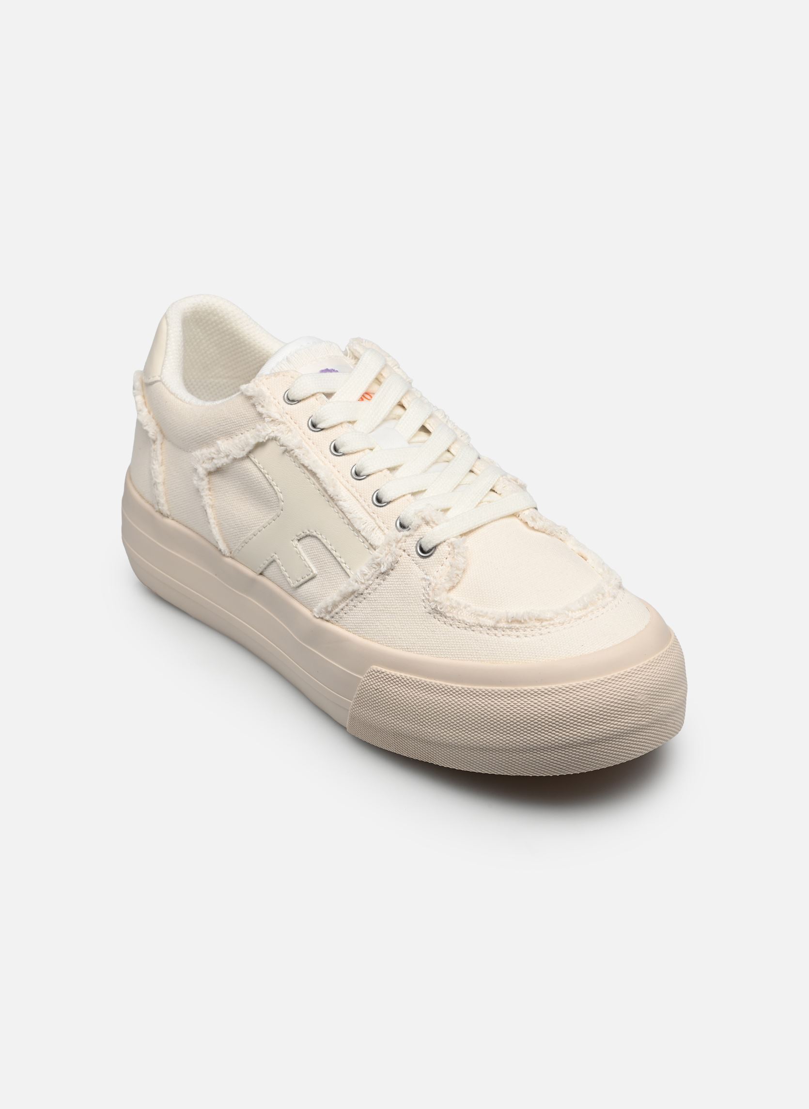 Leinen-Sneaker WALNUT PLATFORM COTTON damen weiß Faguo Leinen-Sneaker WALNUT PLATFORM COTTON damen weiß White