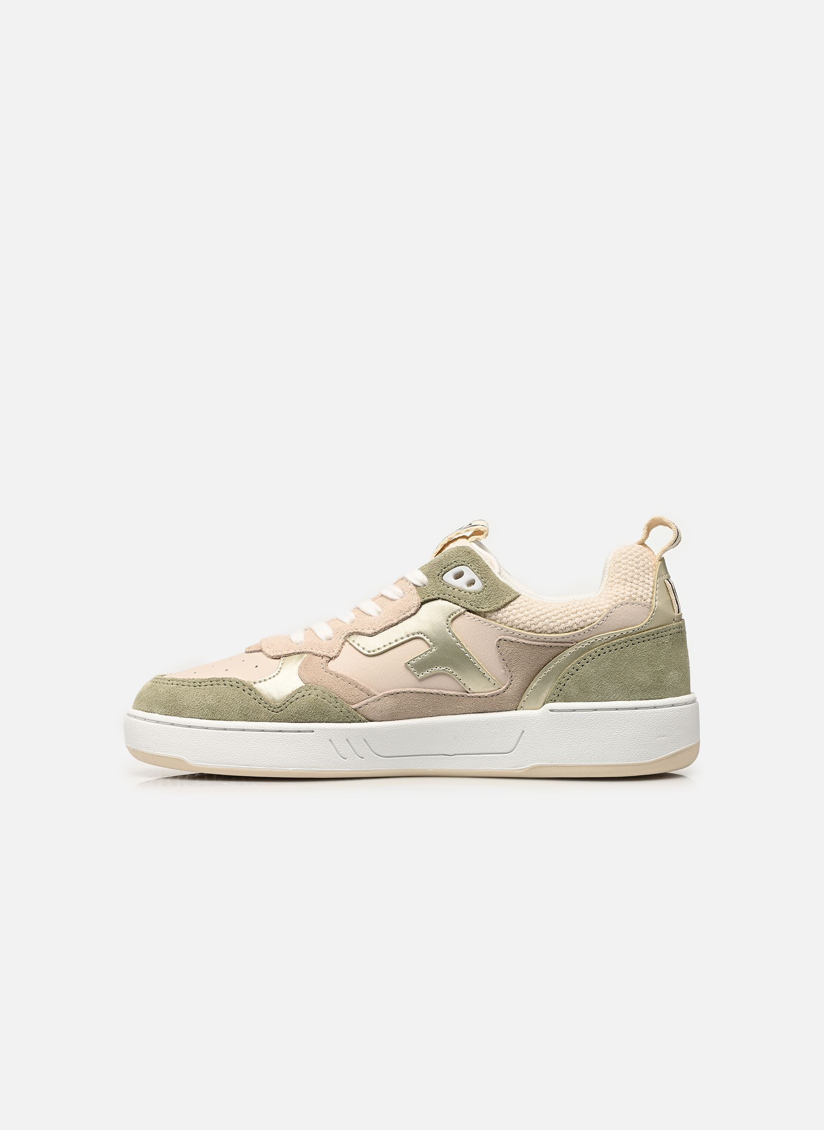 Sneaker DAHLIA LEATHER SUEDE W damen mehrfarbig Faguo Sneaker DAHLIA LEATHER SUEDE W damen mehrfarbig ECRU/LIGHT KAKI