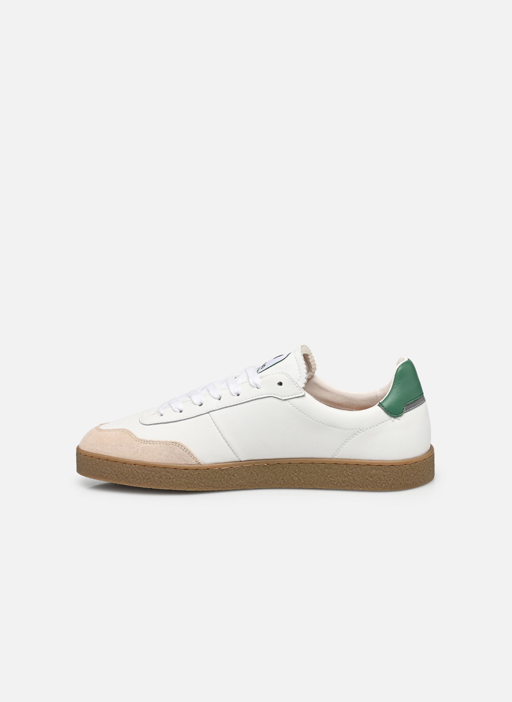 Baskets basses LUMBO LEATHER SUEDE M homme blanc Faguo Baskets basses LUMBO LEATHER SUEDE M homme blanc WHITE/GREEN