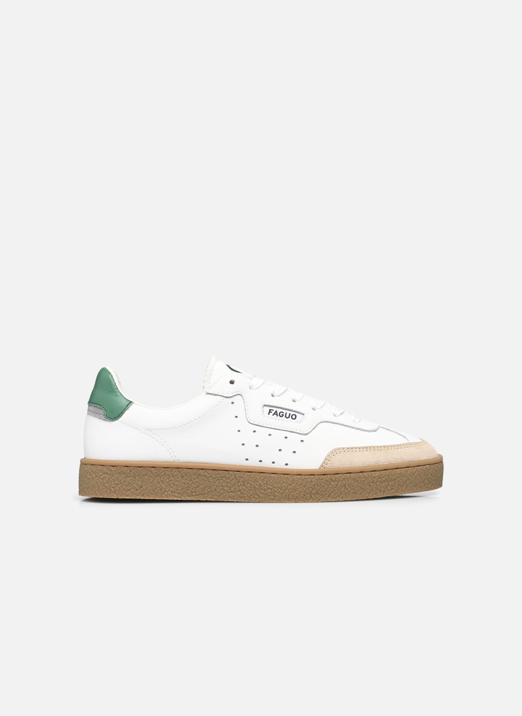 Sneaker LUMBO LEATHER SUEDE weiß Faguo Sneaker LUMBO LEATHER SUEDE weiß WHI82