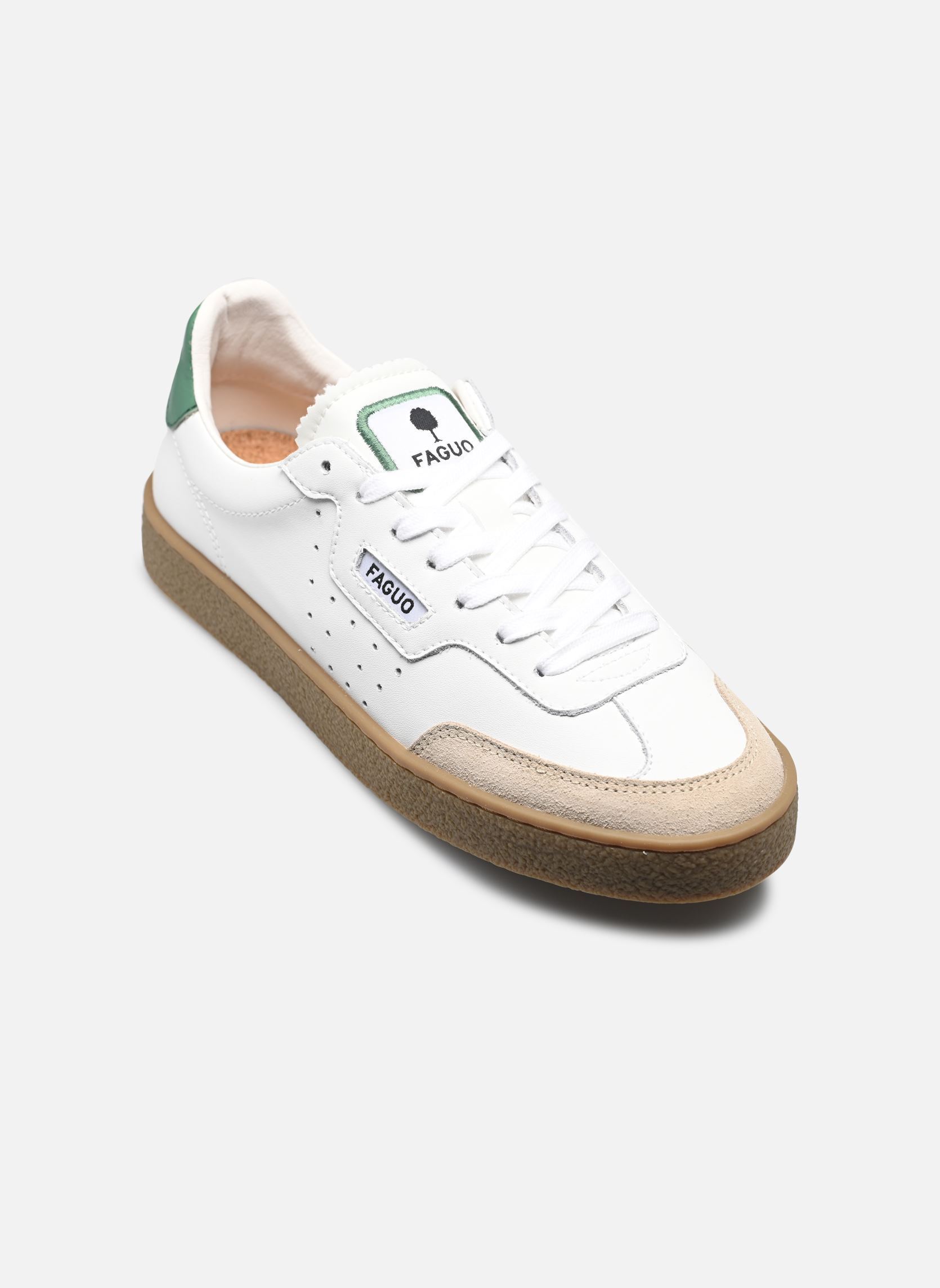 Sneaker LUMBO LEATHER SUEDE weiß Faguo Sneaker LUMBO LEATHER SUEDE weiß WHI82