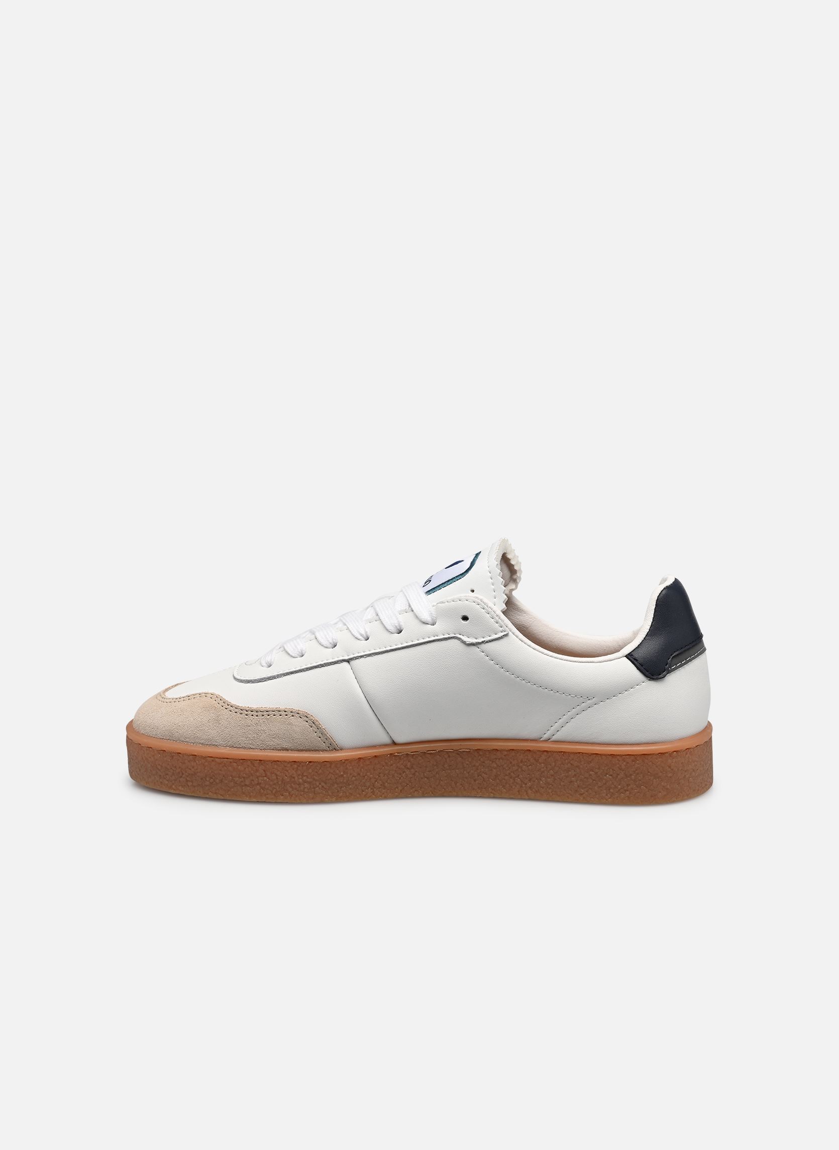 Sneakers LUMBO LEATHER SUEDE dames wit Faguo Sneakers LUMBO LEATHER SUEDE dames wit WHITE/NAVY