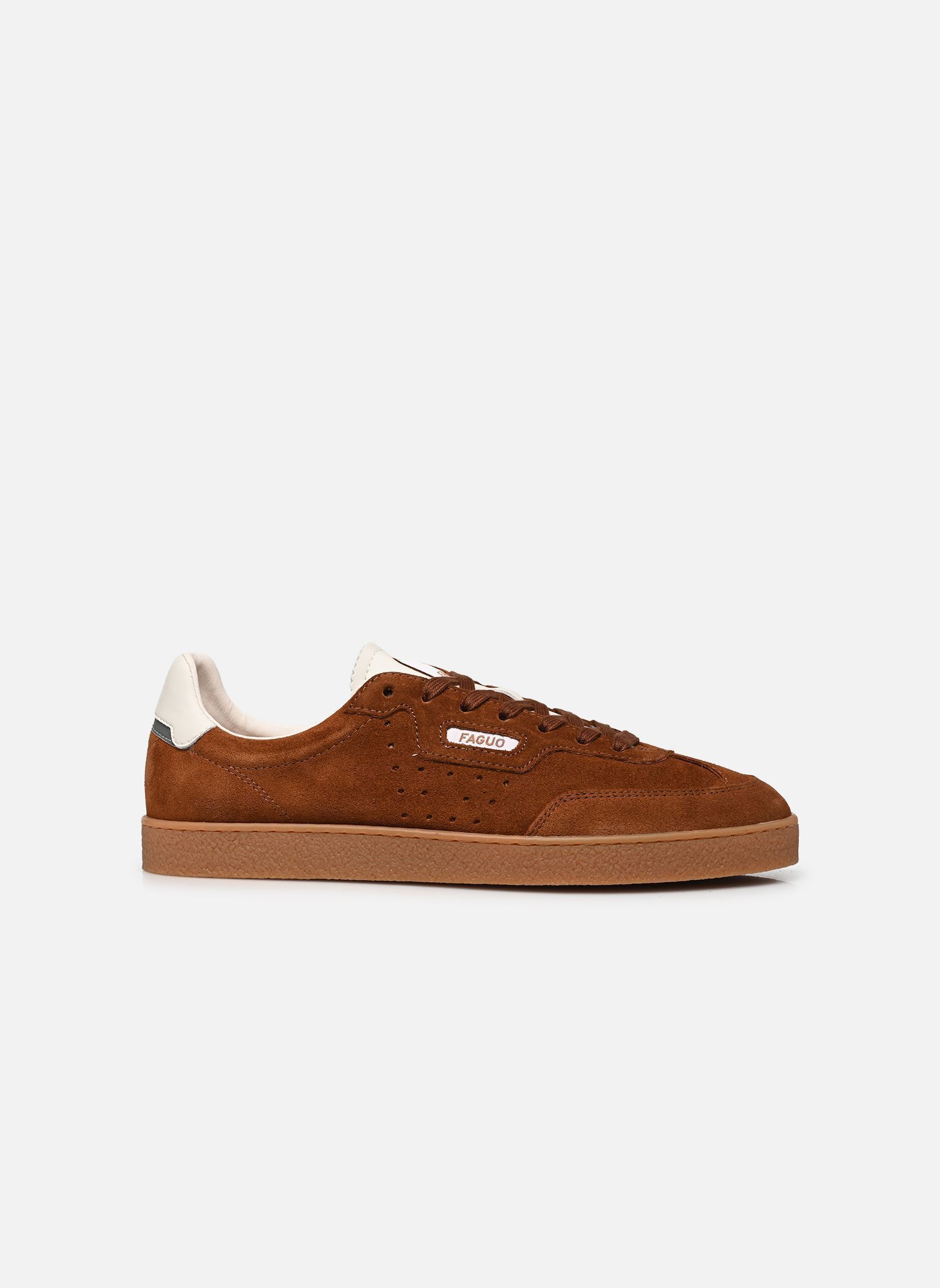 Niedrige Sneaker LUMBO SUEDE M herren braun Faguo Niedrige Sneaker LUMBO SUEDE M herren braun COGNAC
