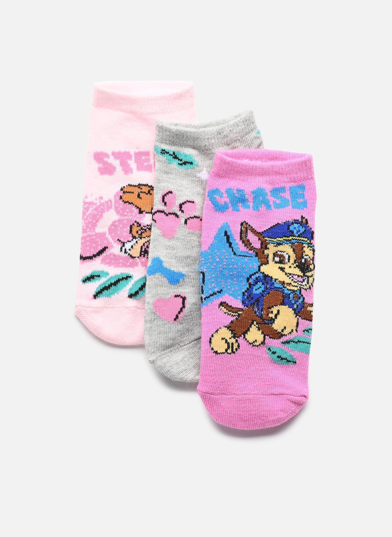 Sokken Lot de 3 paires PAT PATROUILLE fille meisjes roze Sarenza Wear Sokken Lot de 3 paires PAT PATROUILLE fille meisjes roze Rose