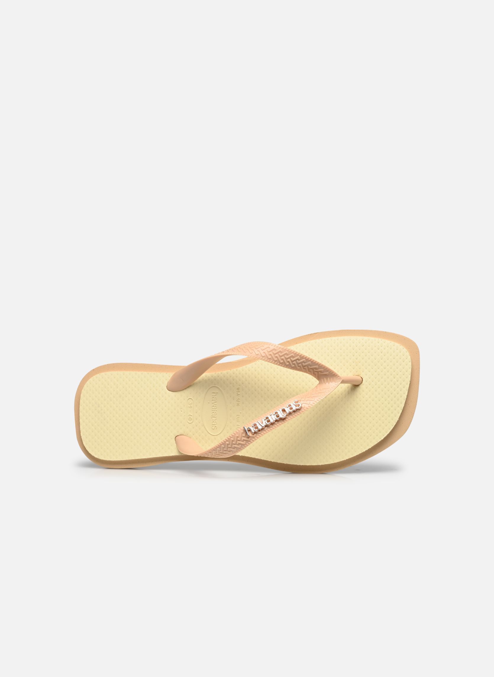 Chanclas Top Square Fusion mujer beige Havaianas Chanclas Top Square Fusion mujer beige GOLDEN