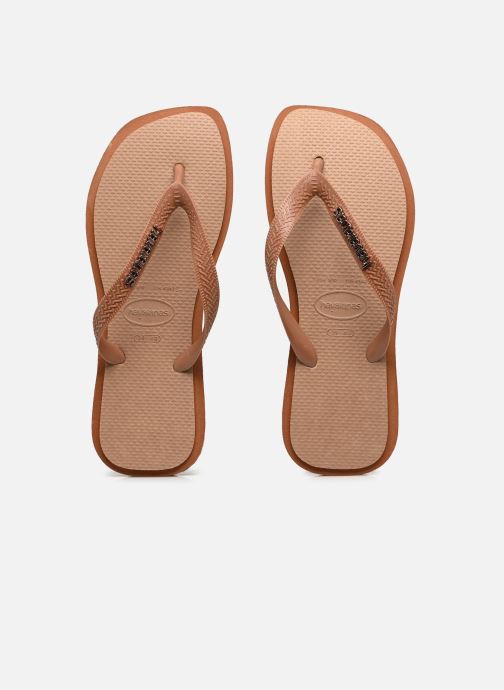 Havaianas Tongs Top Square Fusion femme marron
