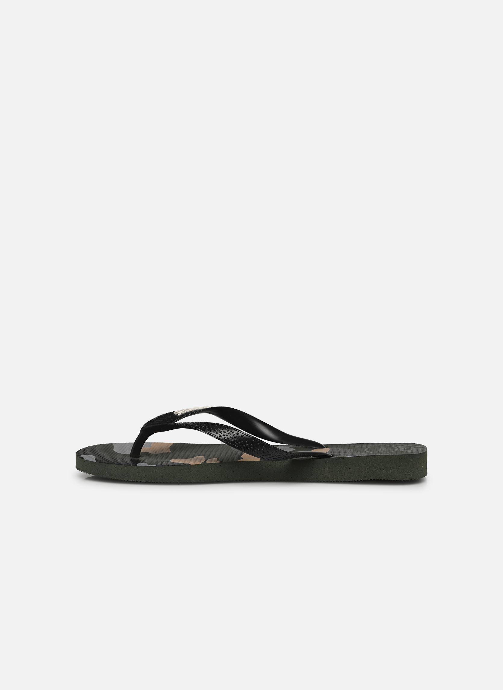 Tongs Top Camu homme vert Havaianas Tongs Top Camu homme vert Green Olive/Black