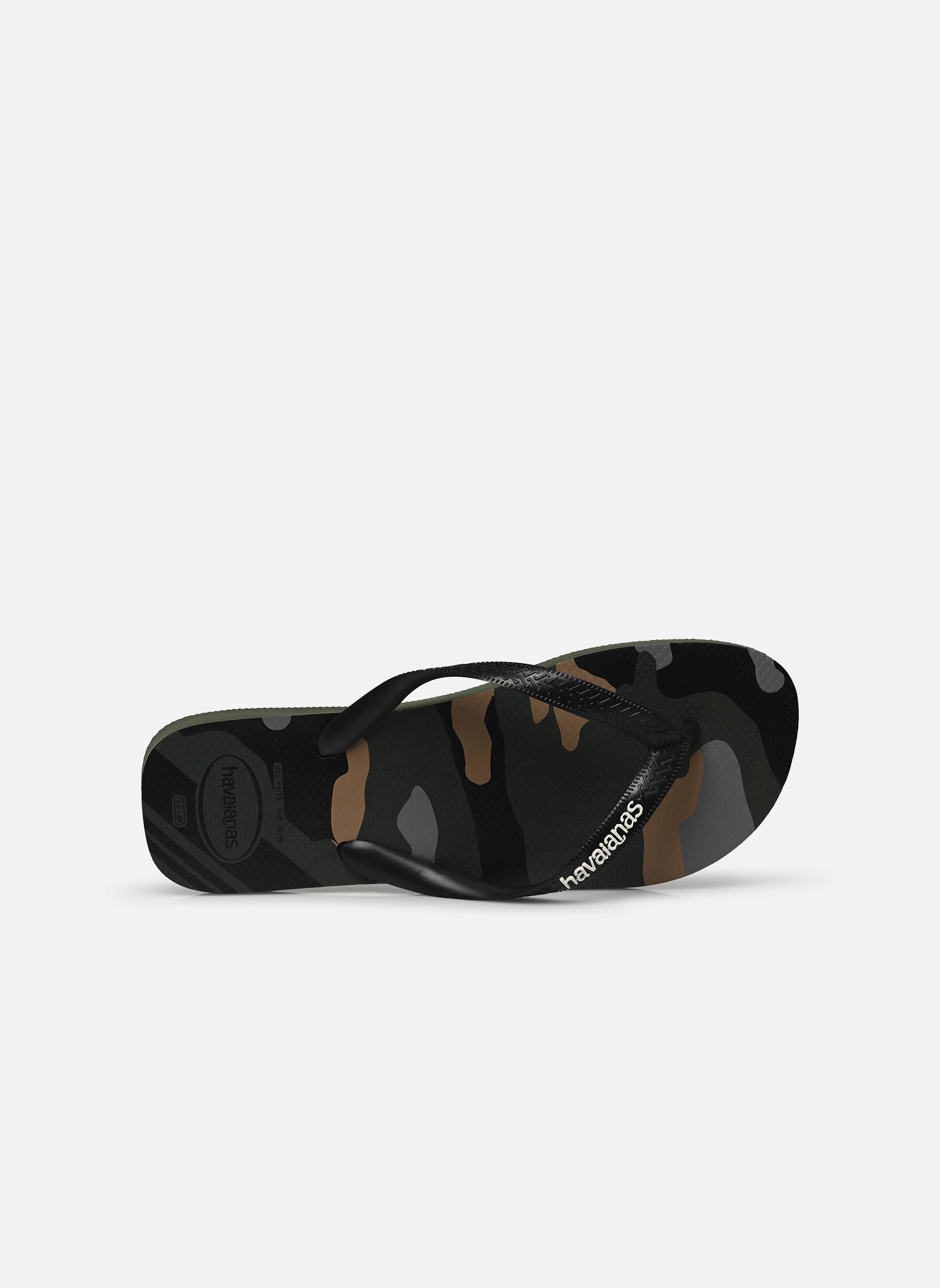 Tongs Top Camu homme vert Havaianas Tongs Top Camu homme vert Green Olive/Black
