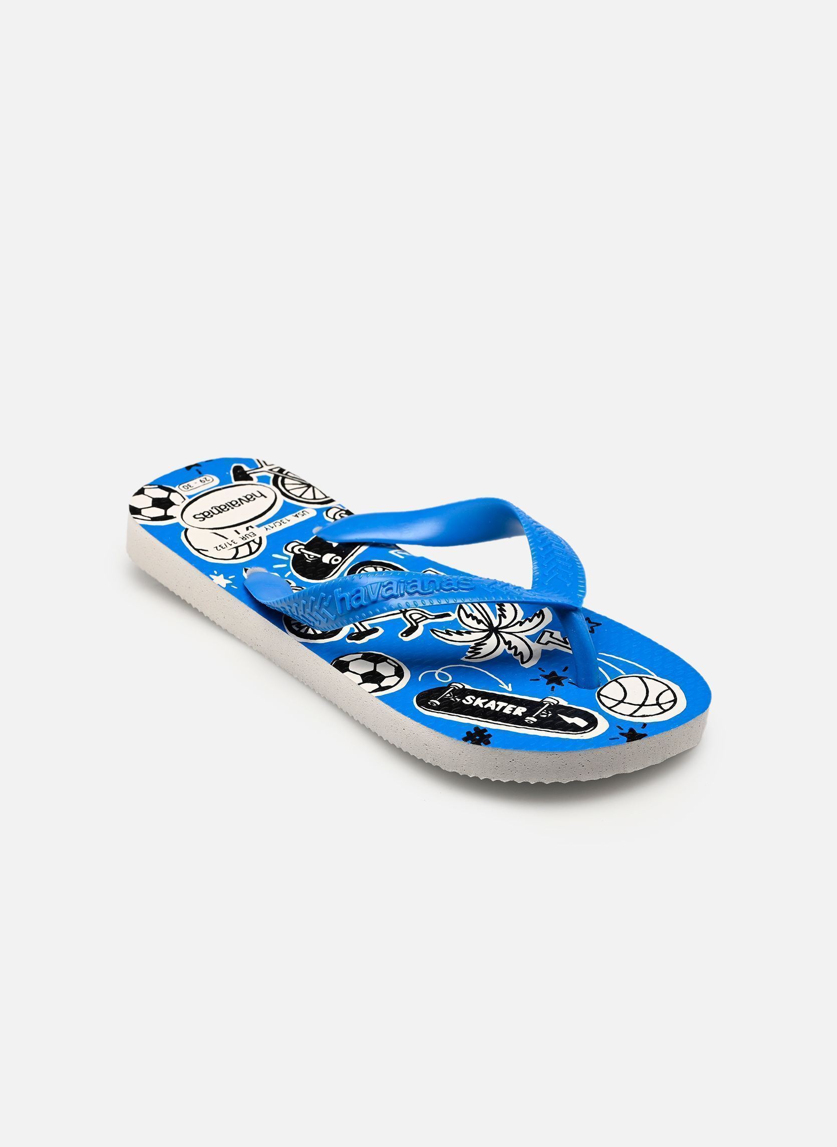 Flip-Flops Kids Athletic jungen blau Havaianas Flip-Flops Kids Athletic jungen blau White/blue