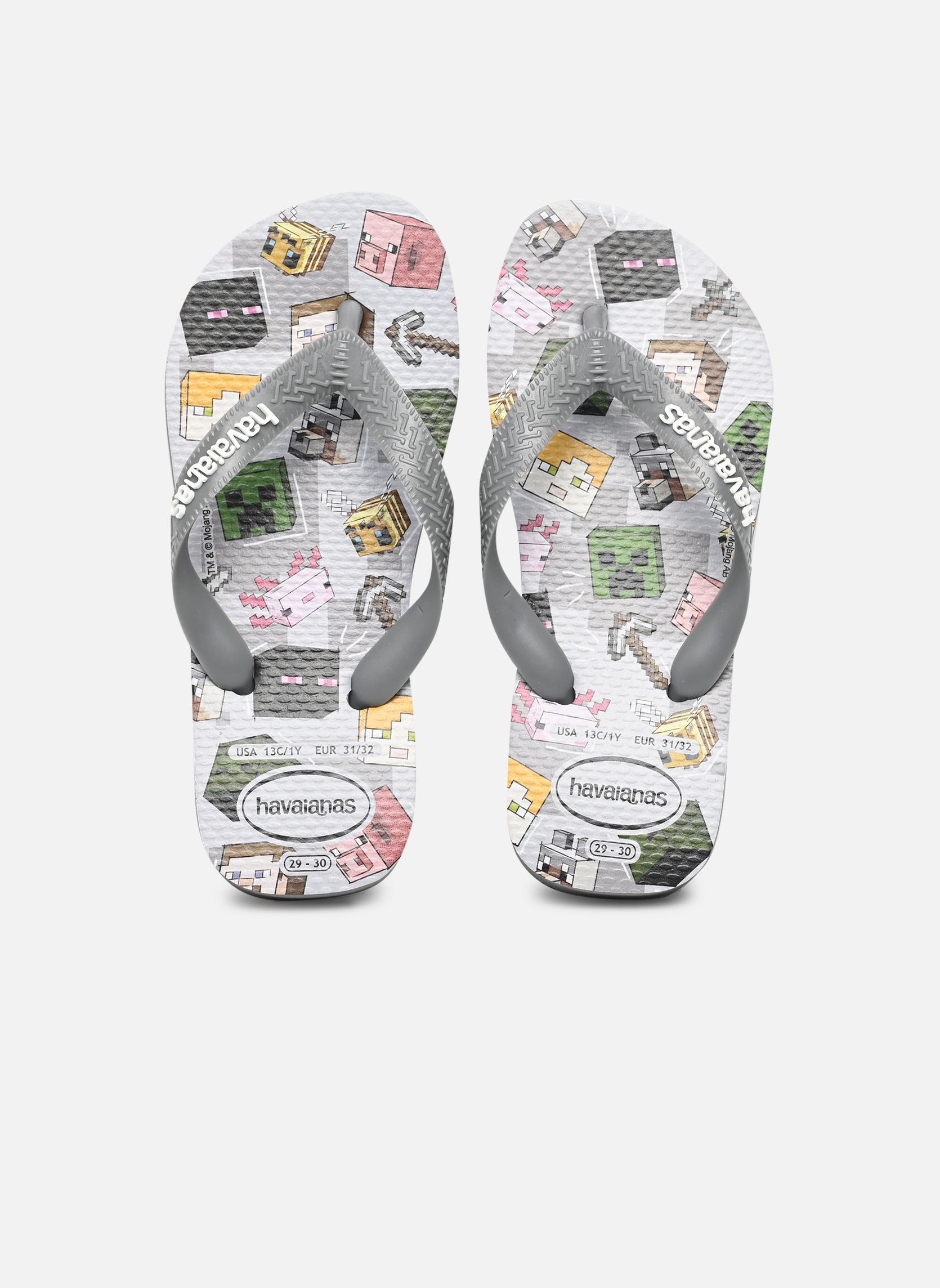 Tongs enfant Havaianas KIDS MINECRAFT 35 / - vue 3