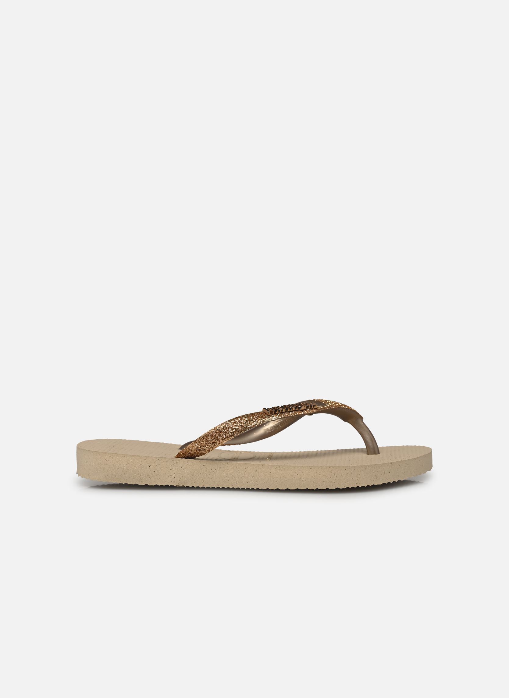 Flip-Flops Slim Glitter II beige Havaianas Flip-Flops Slim Glitter II beige SAND/GOLDEN LIGHT METALICO