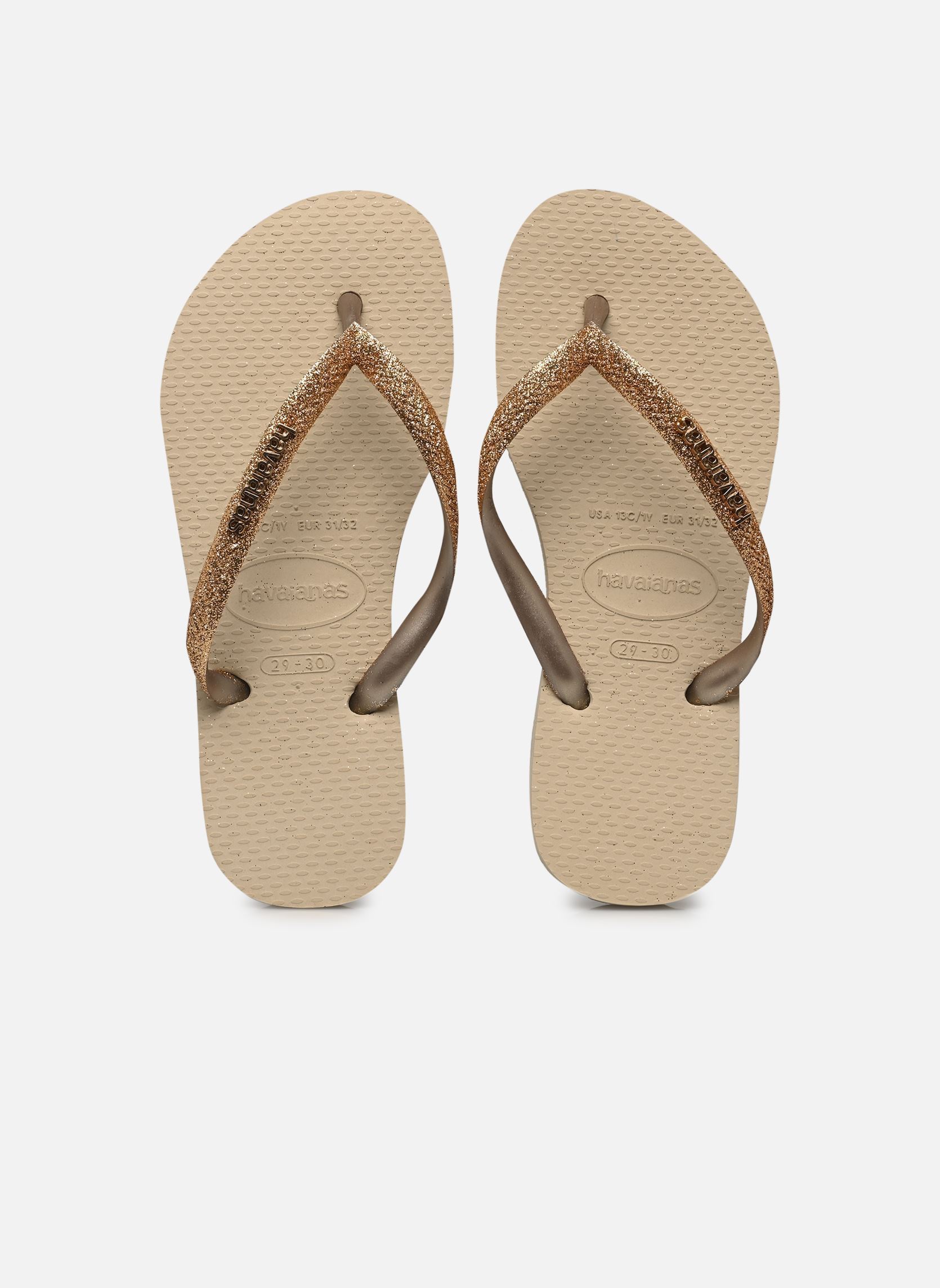 Tongs Havaianas Slim Glitter II pour Enfant