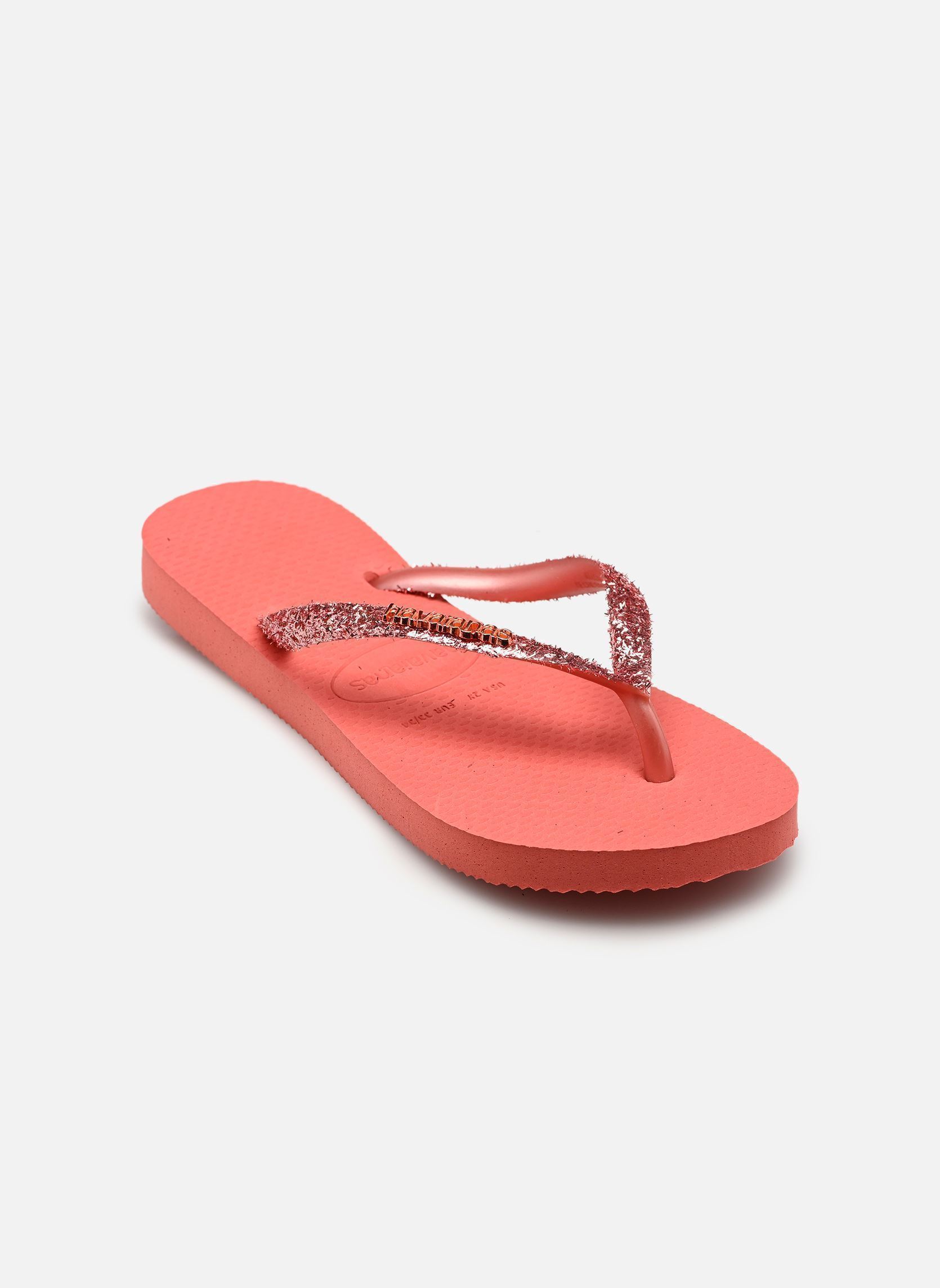 Flip-Flops Slim Glitter II mädchen rosa Havaianas Flip-Flops Slim Glitter II mädchen rosa CANYON CLAY