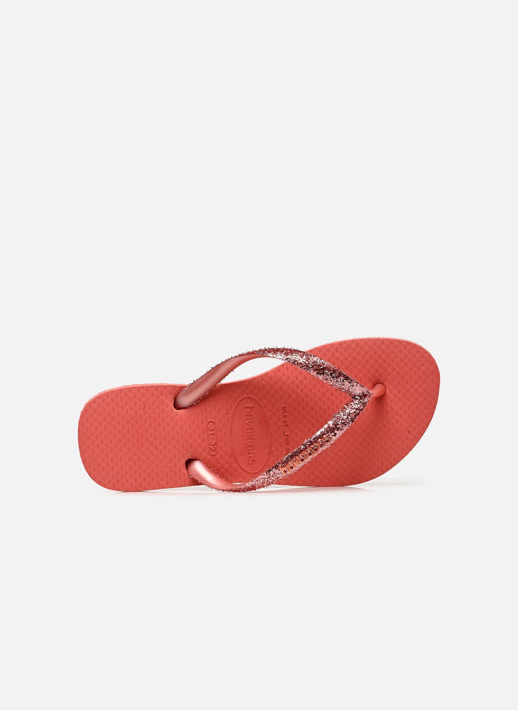 Flip-Flops Slim Glitter II mädchen rosa Havaianas Flip-Flops Slim Glitter II mädchen rosa CANYON CLAY