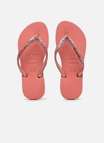 Flip-Flops Slim Glitter II beige