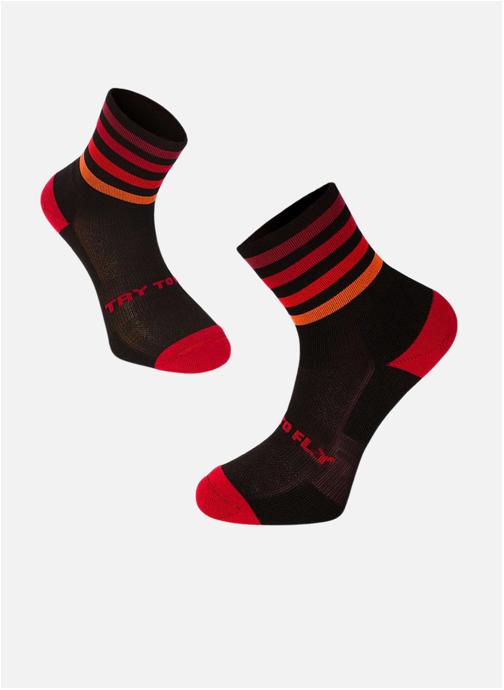 Try To Fly Chaussettes Chaussettes Running Microlon® Noir & Rouge noir
