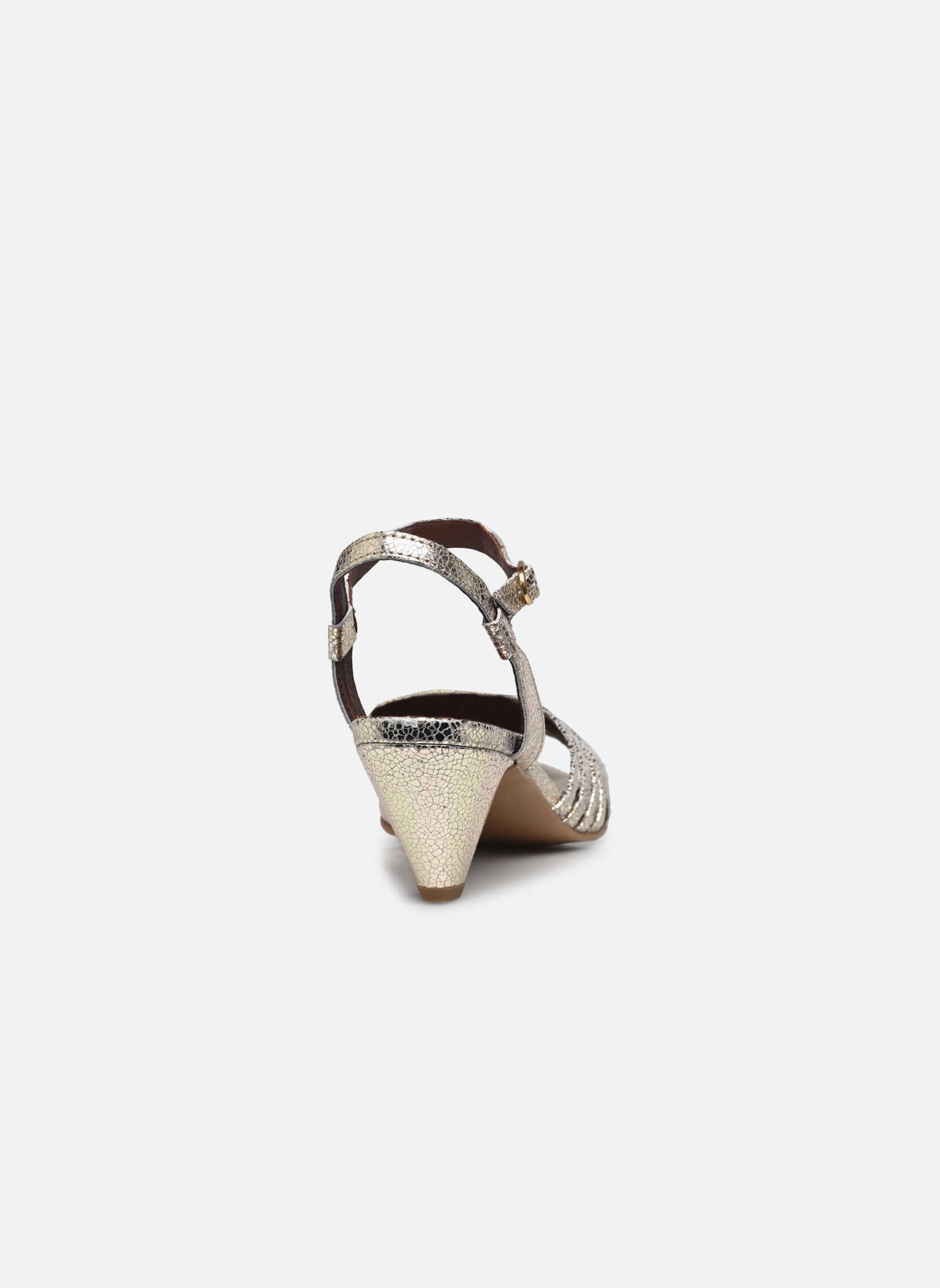 Sandales HERMINE 50 femme or et bronze Anonymous Copenhagen Sandales HERMINE 50 femme or et bronze CRACKLED METALLIC CHAMPAGNE