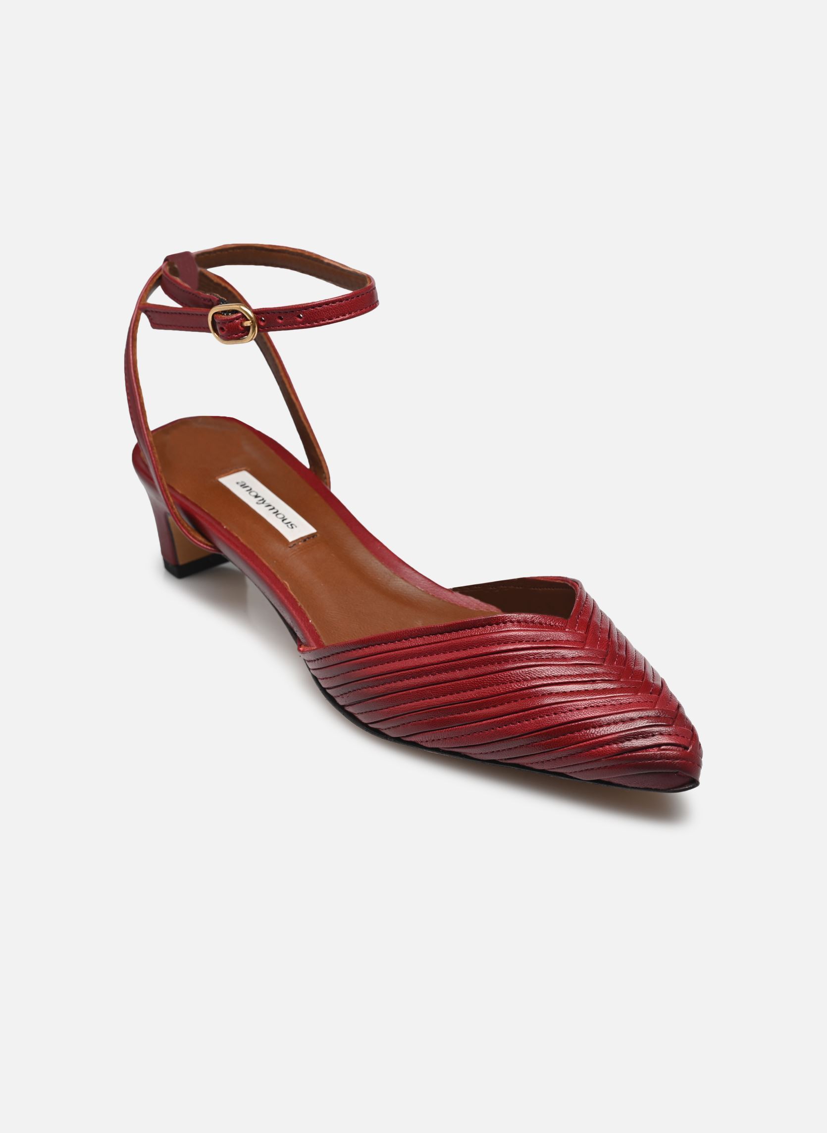 Sandalen GIVIA 40 damen rot Anonymous Copenhagen Sandalen GIVIA 40 damen rot SHINY LAMB POMMEGRANATE