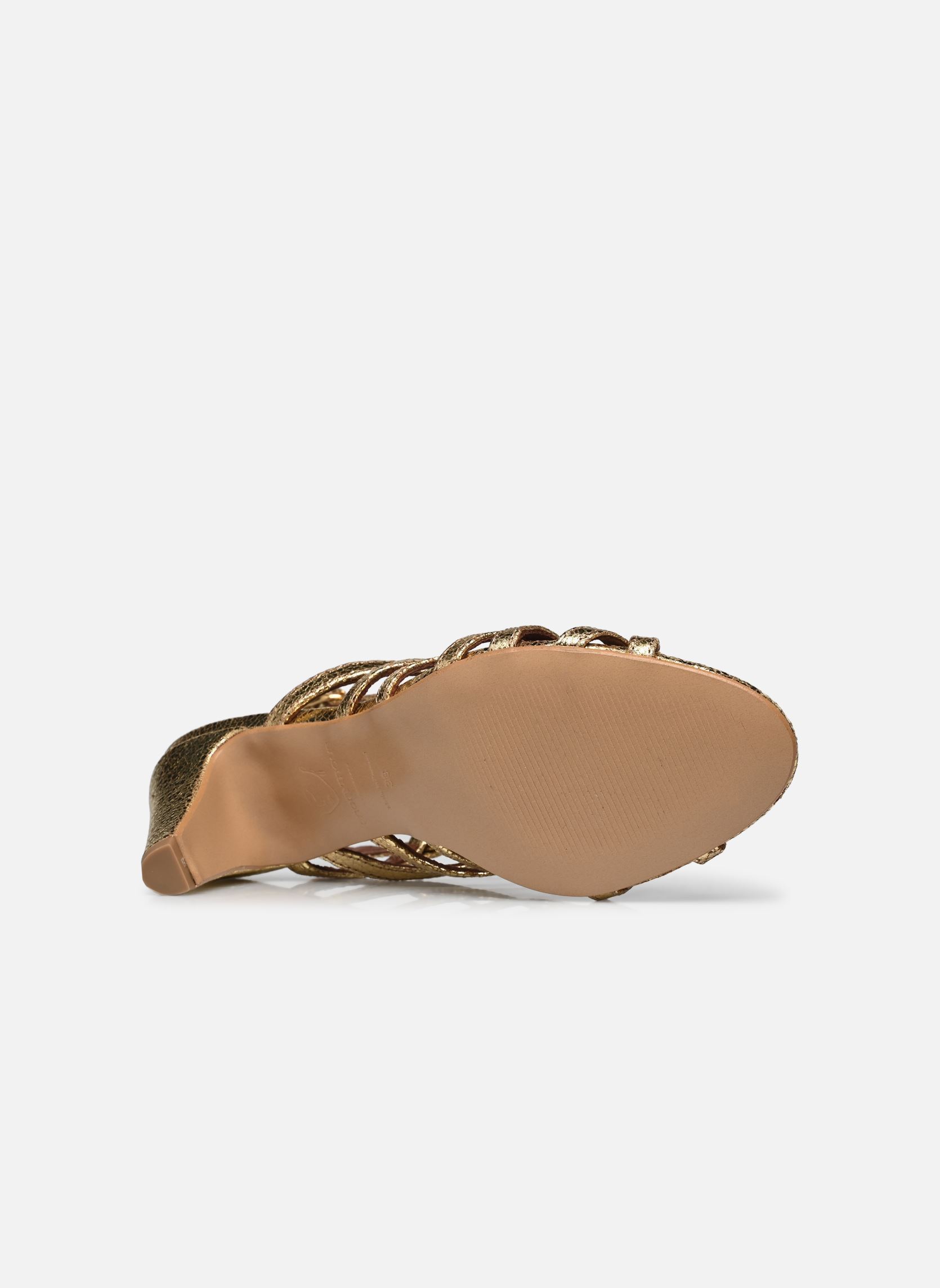 Sandales VICKEY 75 femme or et bronze Anonymous Copenhagen Sandales VICKEY 75 femme or et bronze CRACKLED METALLIC GOAT GOLD