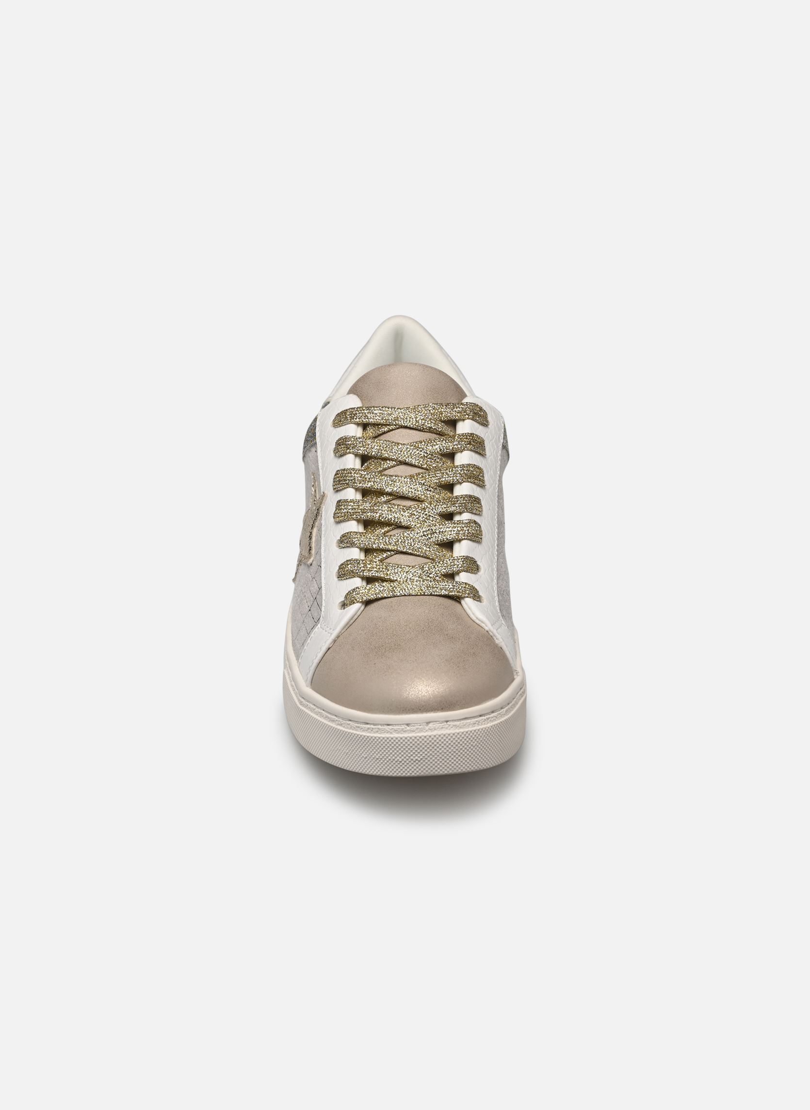 Niedrige Sneaker Basket GOGROBI damen silber MADE BY Niedrige Sneaker Basket GOGROBI damen silber ARGENT