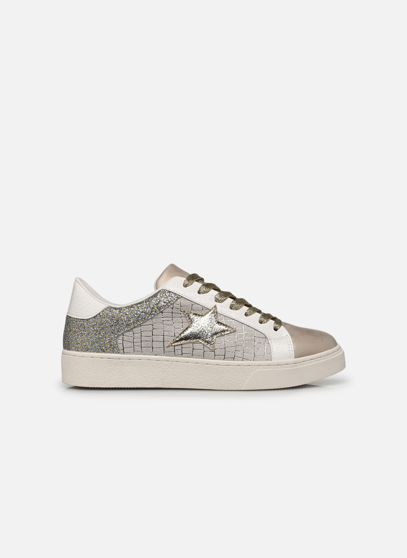 Niedrige Sneaker Basket GOGROBI damen silber MADE BY Niedrige Sneaker Basket GOGROBI damen silber ARGENT