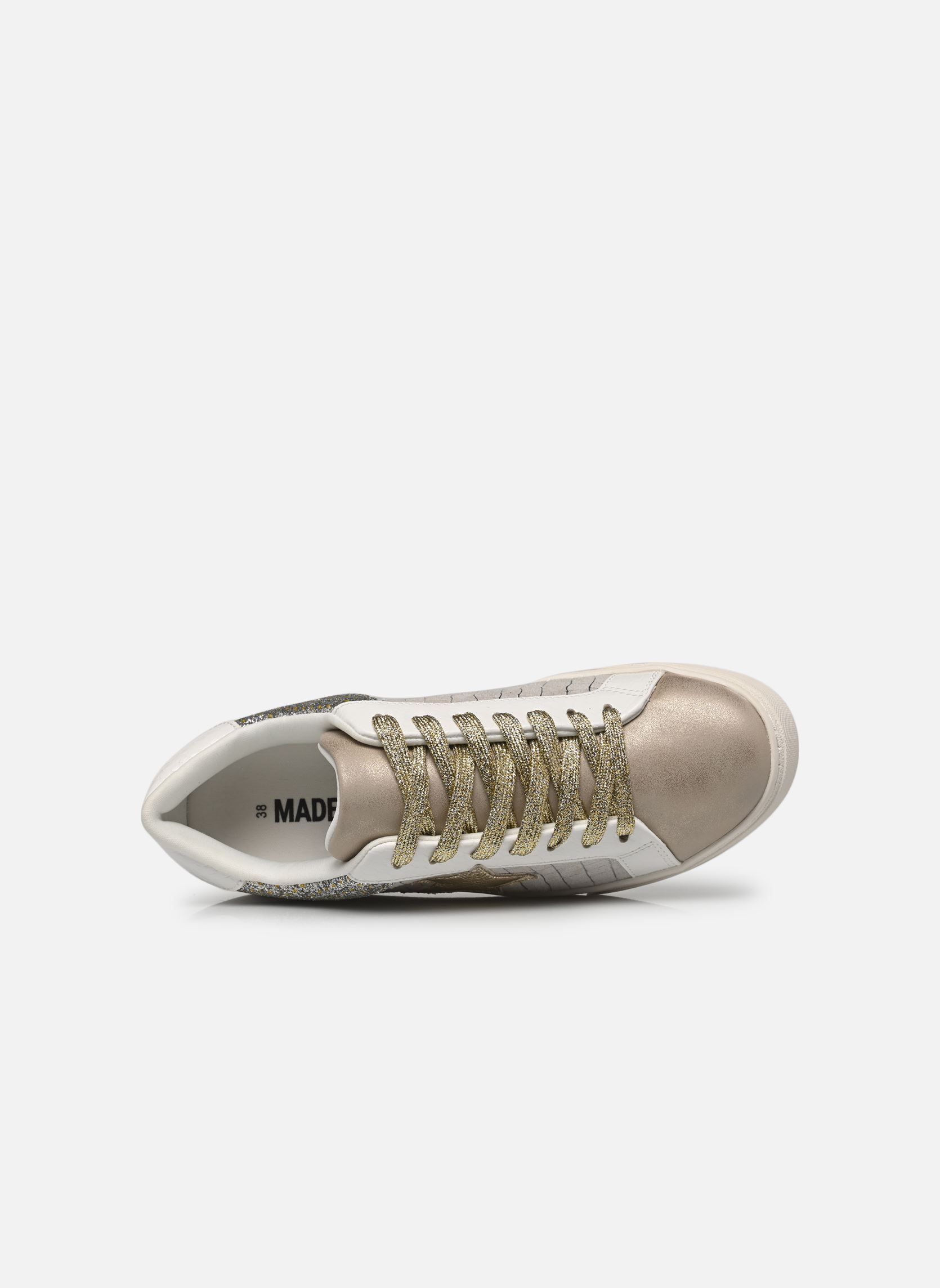 Niedrige Sneaker Basket GOGROBI damen silber MADE BY Niedrige Sneaker Basket GOGROBI damen silber ARGENT